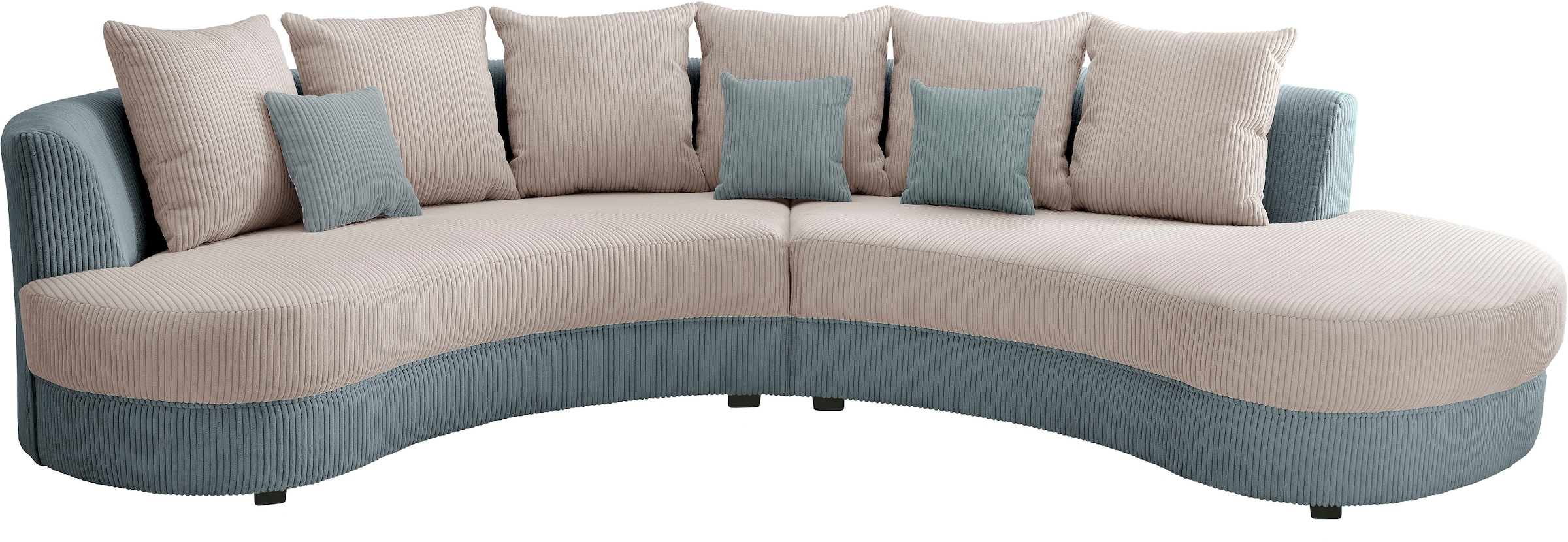 INOSIGN Ecksofa »Limoncello organische Formensprache, L-Form«, ergonomische Form