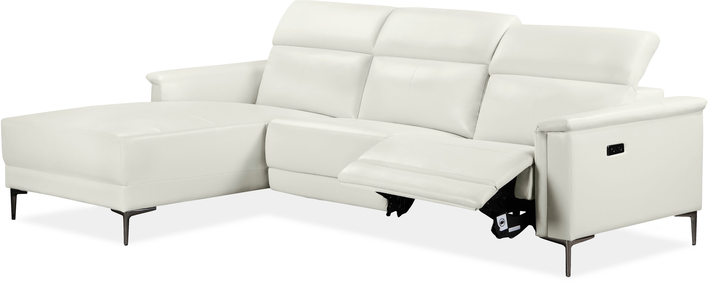 Places of Style Ecksofa Lund, mit man. o. elektr. Relaxfunktion und USB/ Kopfteilverstellung