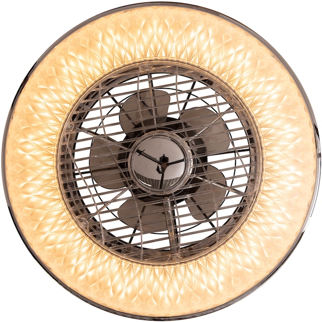 BAUR 1 Fernbedienung, Deckenleuchte | Ventilator, 1,5v LED »Viento«, dimmbar, CCT, Batterien flammig-flammig, AAA näve