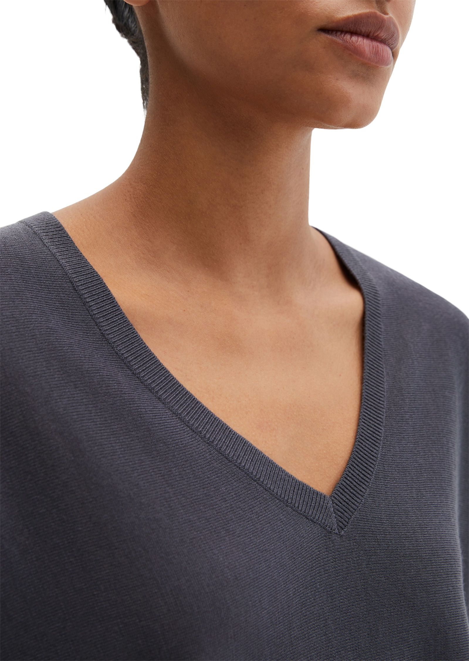 Marc O'Polo Strickpullover »aus Merinowolle-Viskose-Mix«