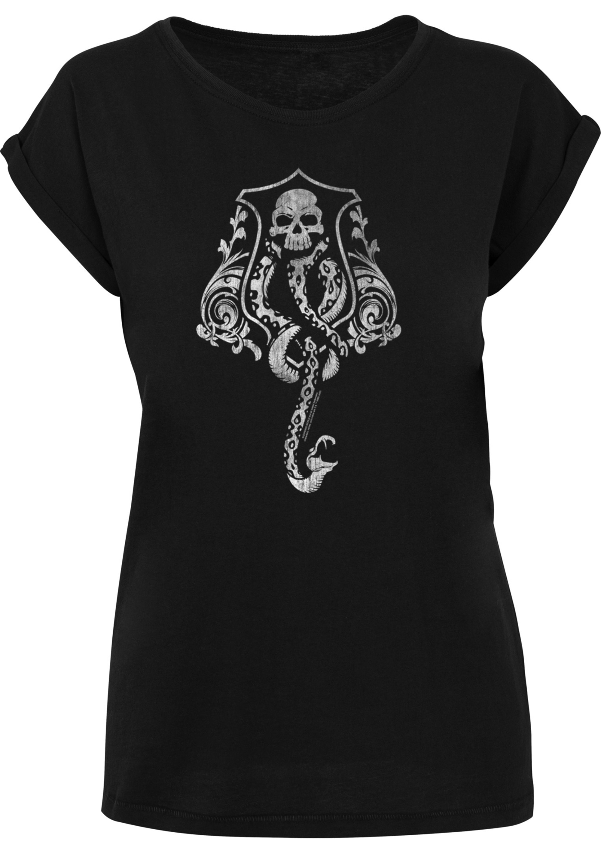 F4NT4STIC T-Shirt »Harry Potter Dark Mark Crest«, Print