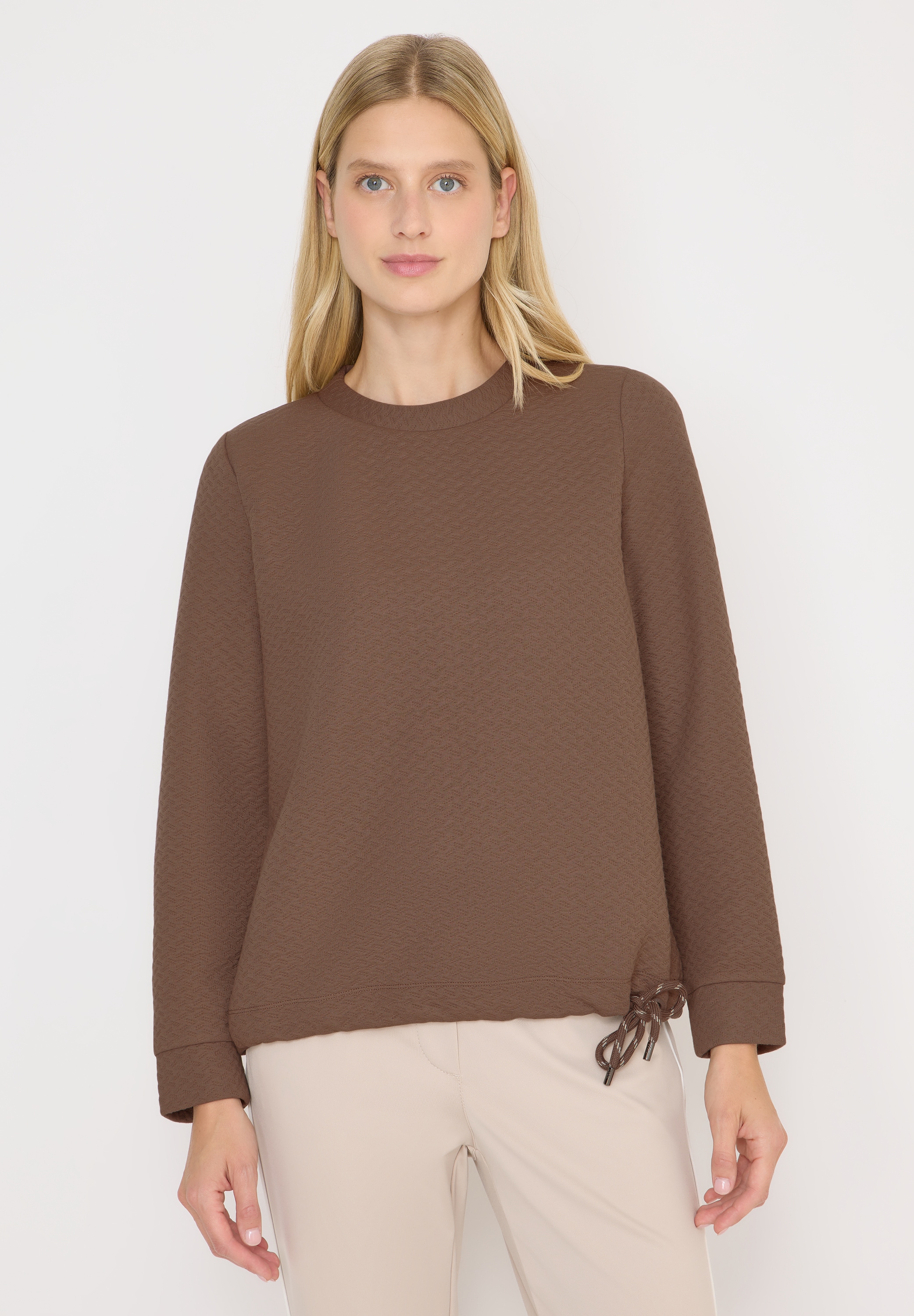 Cecil Sweatshirt, mit Tunnelzug am Saum günstig online kaufen