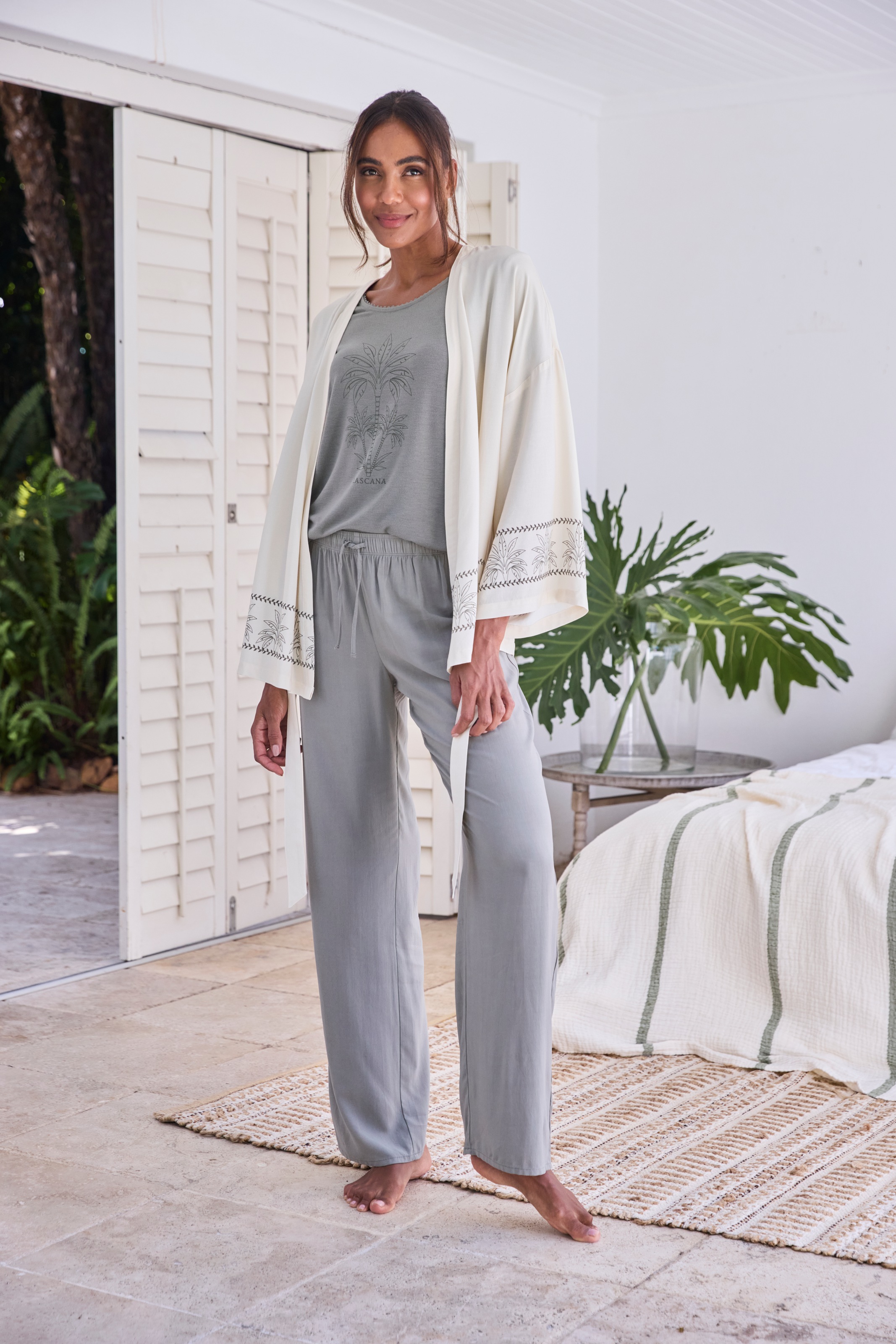 LASCANA Pyjamahose, aus hochwertiger Webqualität günstig online kaufen