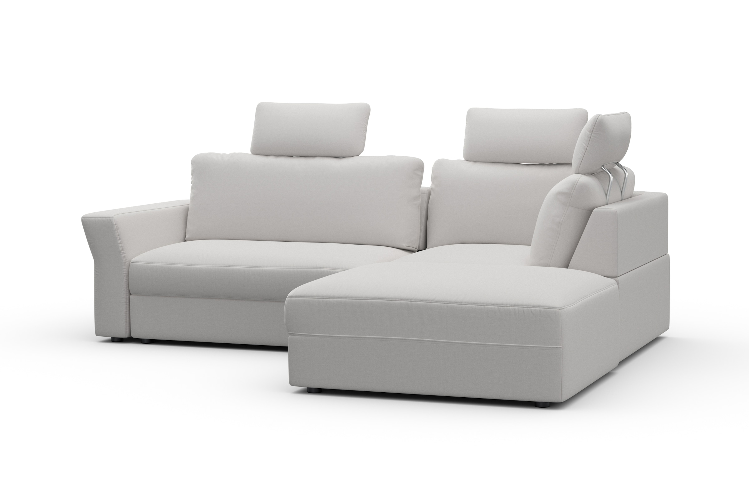 sit&more Ecksofa »Cadabra L-Form«, Breite 243 cm, inklusive Sitztiefenverstellung