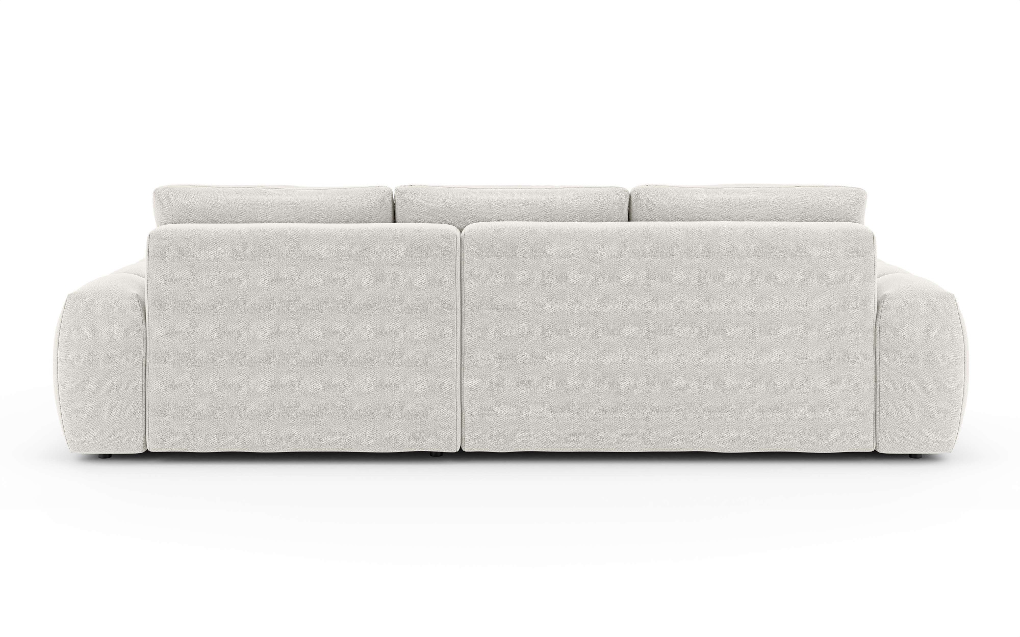 INOSIGN Ecksofa »AZITA klein optionale Schlafsofa mit Bettkasten, B/T/H: 270/166,5/84cm«, L-Form mit Wellenunterfederung, Bubble-Optik