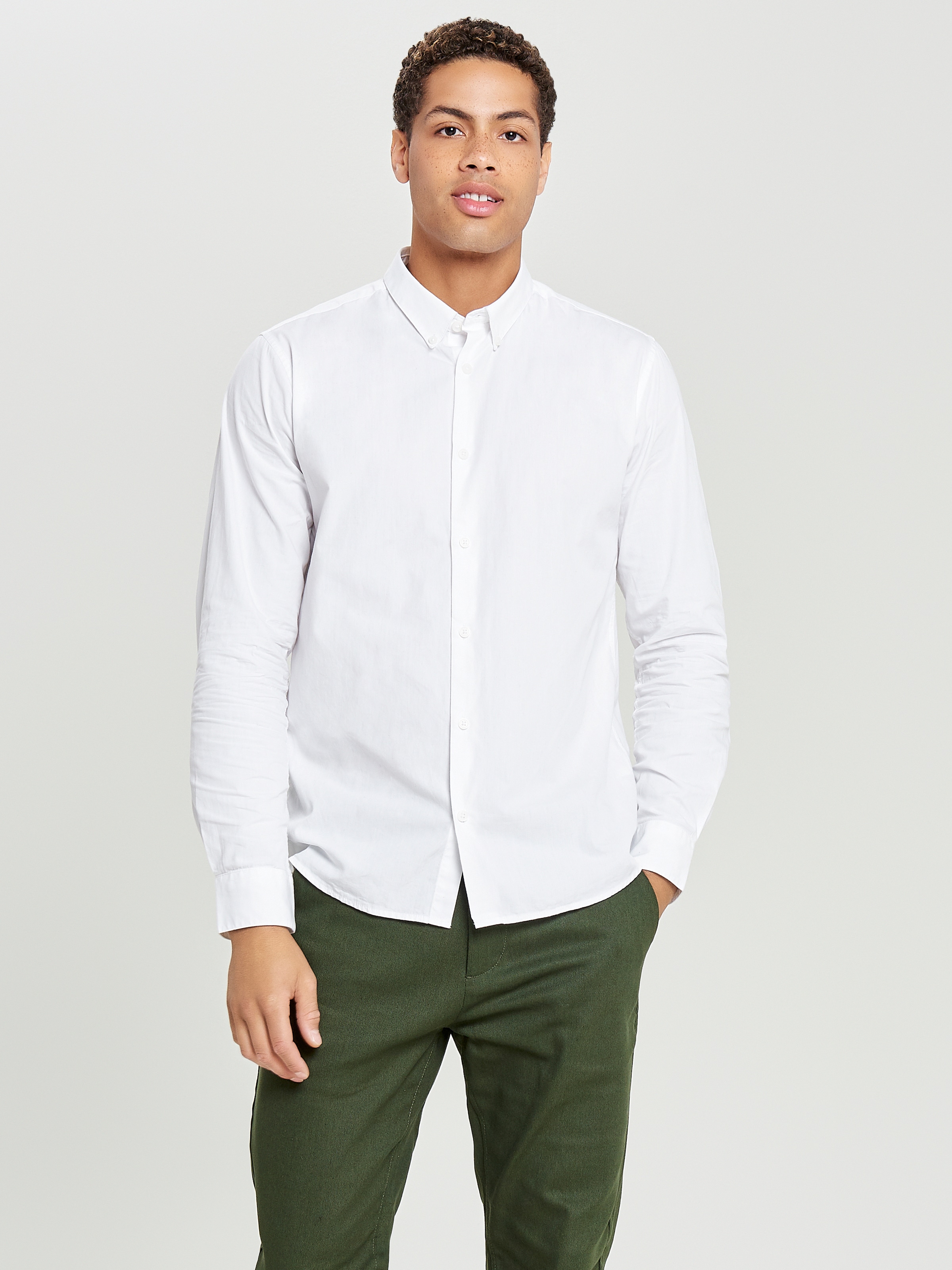 ONLY & SONS Langarmhemd "ONSPOPLIN BTN DOWN SHIRT LS NOOS" günstig online kaufen