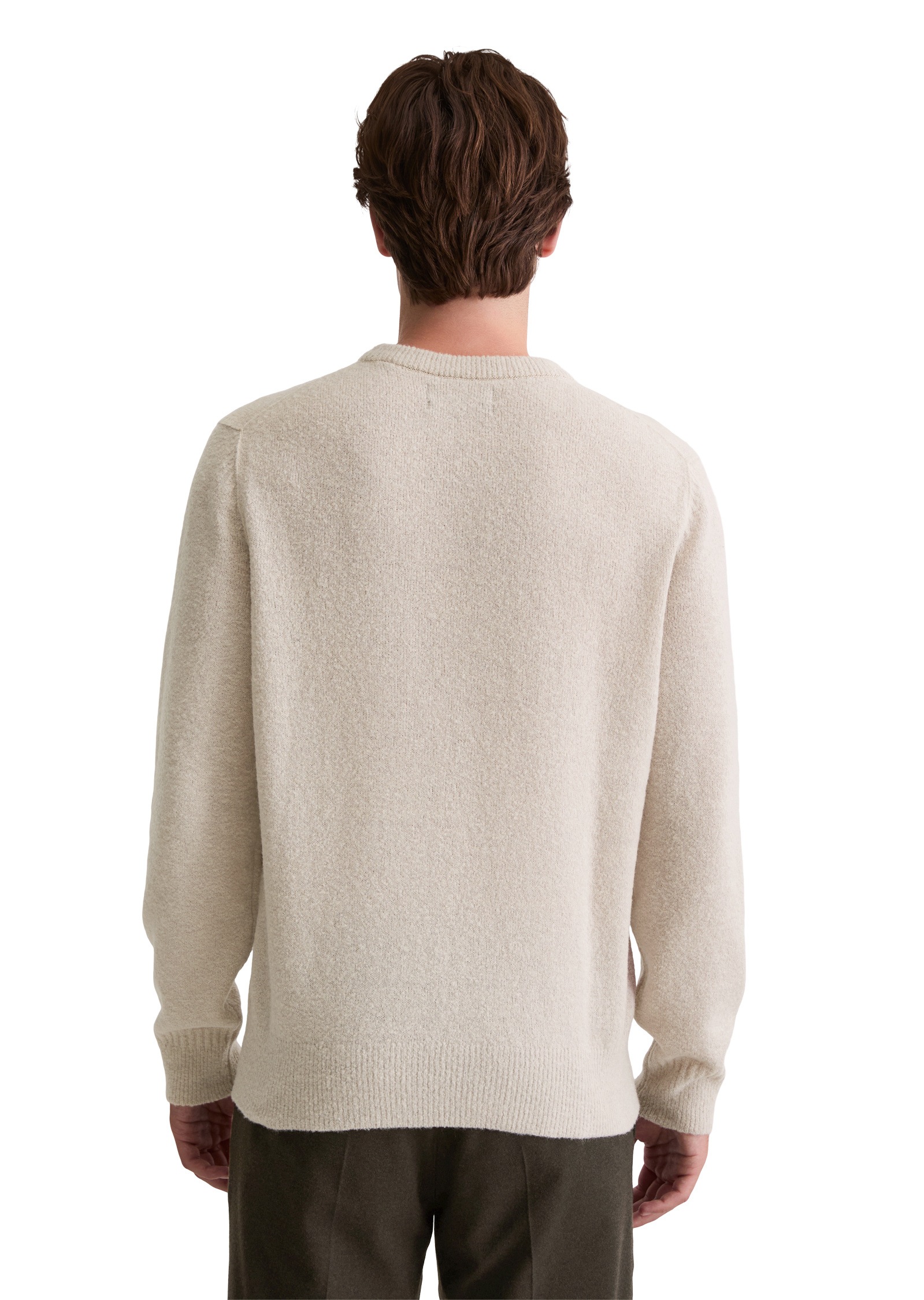 Thumbnail - Marc OPolo Rundhalspullover "aus strukturiertem Wolle-Mix"