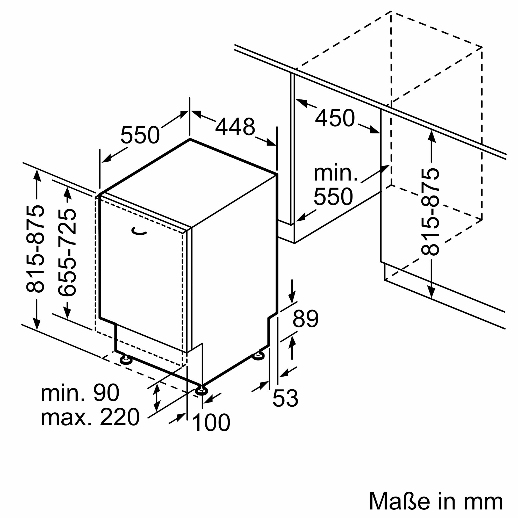 NEFF vollintegrierbarer Geschirrspüler »S855EKX33E«, 10 Maßgedecke, mit Rack Matic