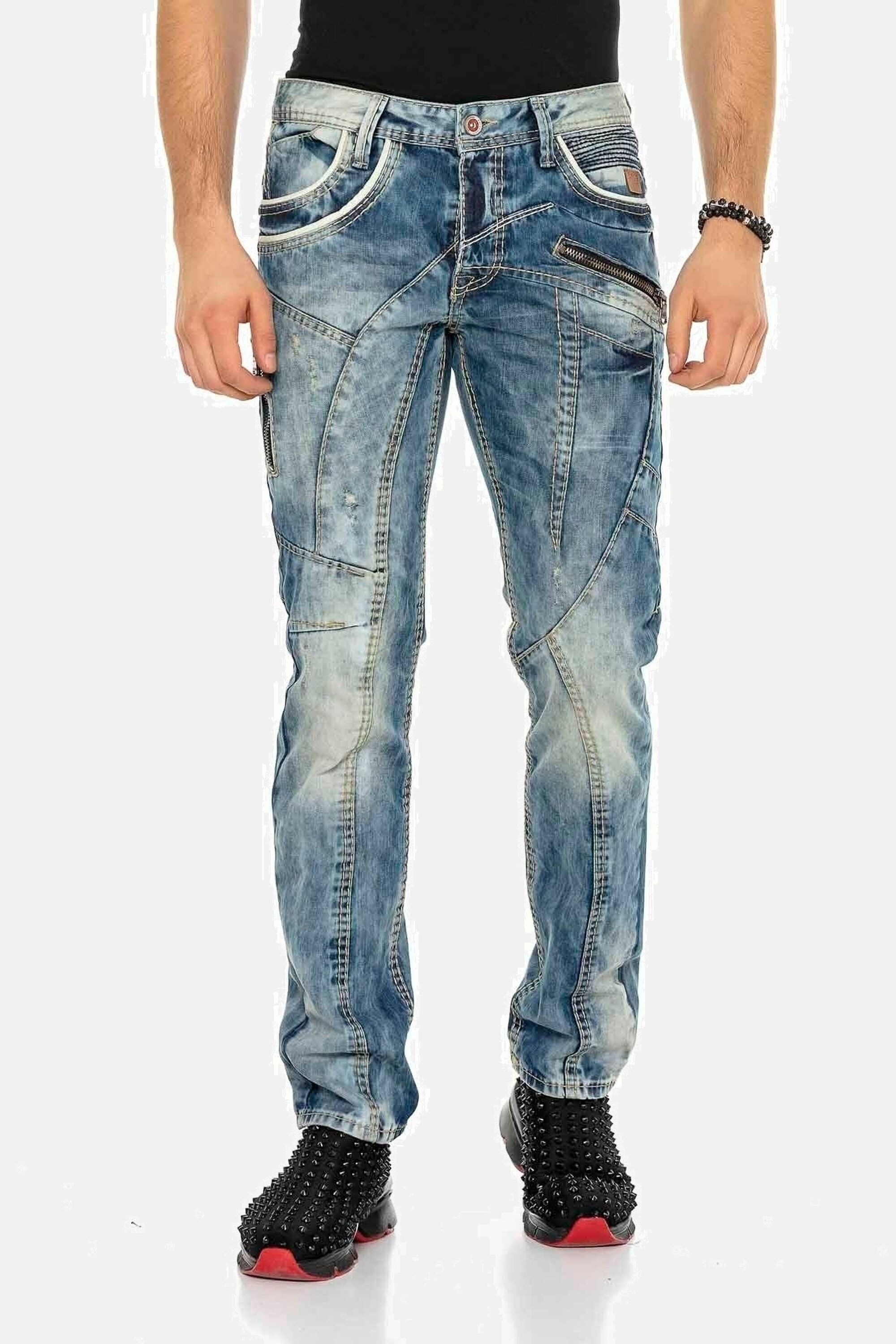 Cipo & Baxx 5-Pocket-Jeans "Jeans", in Straight Fit, C-1150