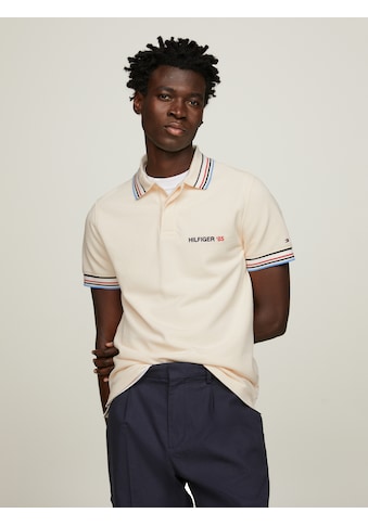 Poloshirt »CONTRAST GLOBAL STRIPE REG POLO«, mit kontrastfarbenen Details