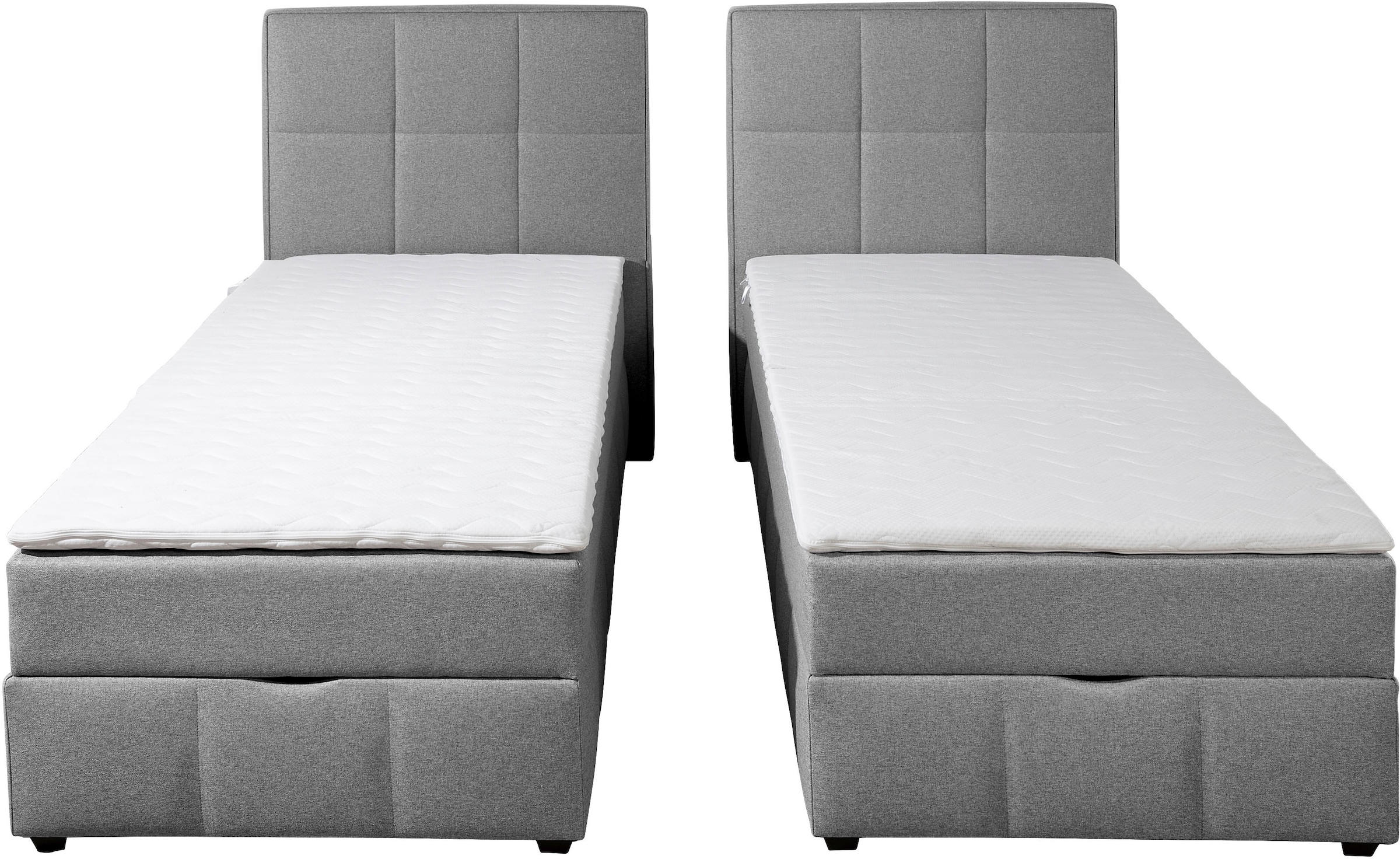 Home affaire Boxbett »Niemes inkl. Bettkasten und Topper, auch in Überlänge erhältlich« Boxbett mit Bettkasten, inkl. Topper