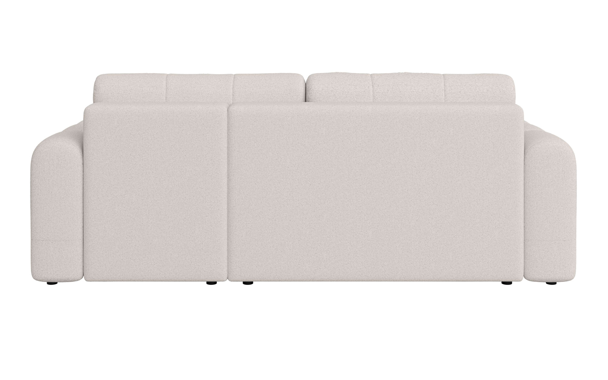 INOSIGN Ecksofa »Manilla, wahlweise mit Bettfunktion, B/T/H 265/170/91 cm«, L-Form mit Recamiere rechts/links bestellbar, Wellenunterfederung