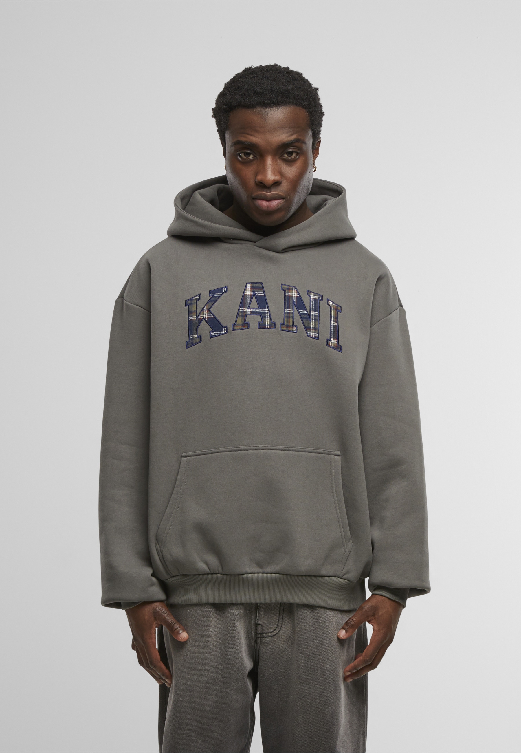 Karl Kani Kapuzensweatshirt »Karl Kani Serif Check Os Hoodie«, 1

