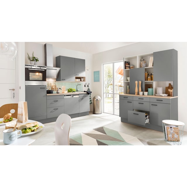 OPTIFIT Küchenzeile »Elga«, Premium-Küche, Soft-Close-Funktion, großen  Vollauszügen, Breite 230 cm bestellen | BAUR
