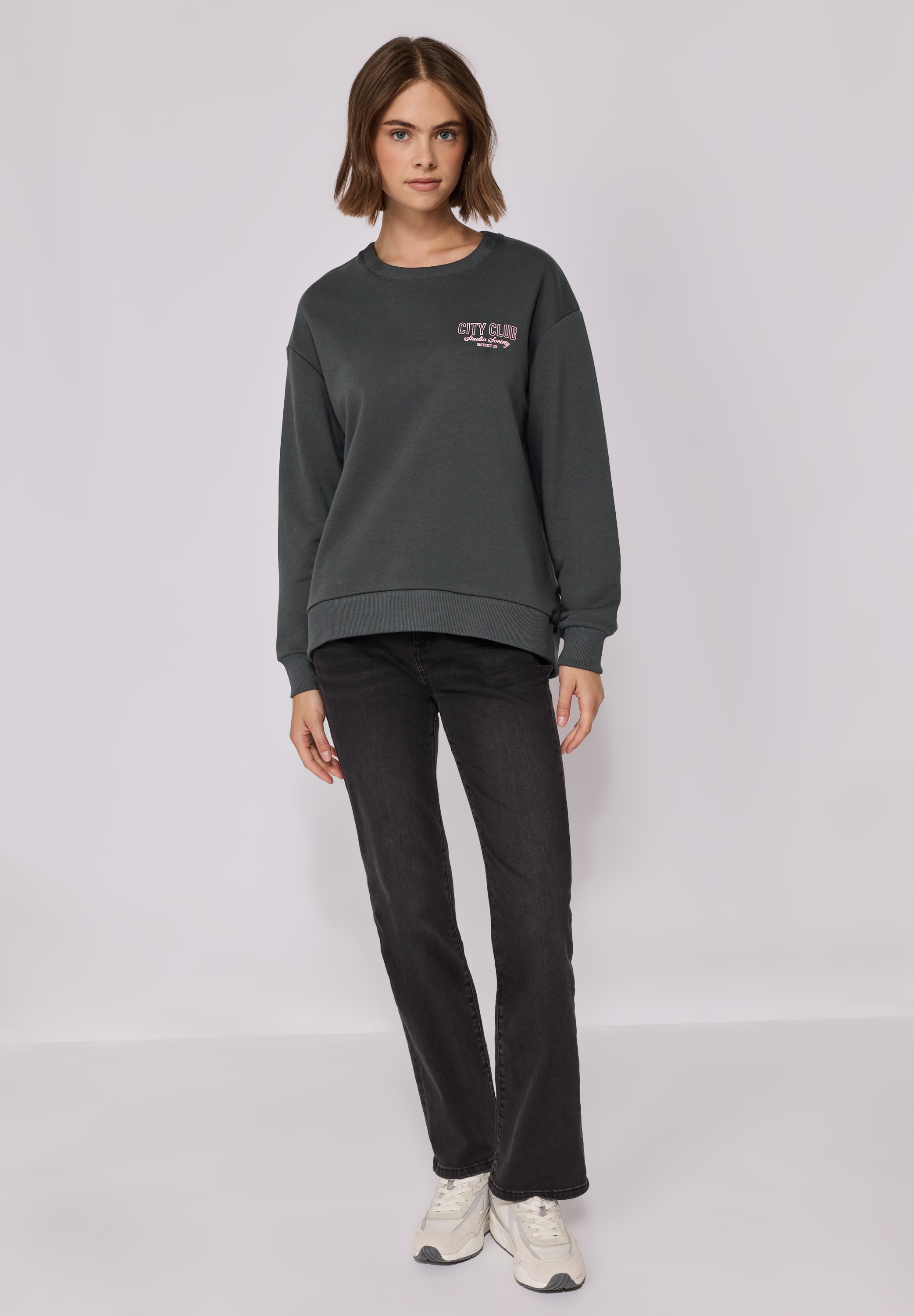 STREET ONE STUDIO Sweatshirt, im soften Baumwoll-Mix