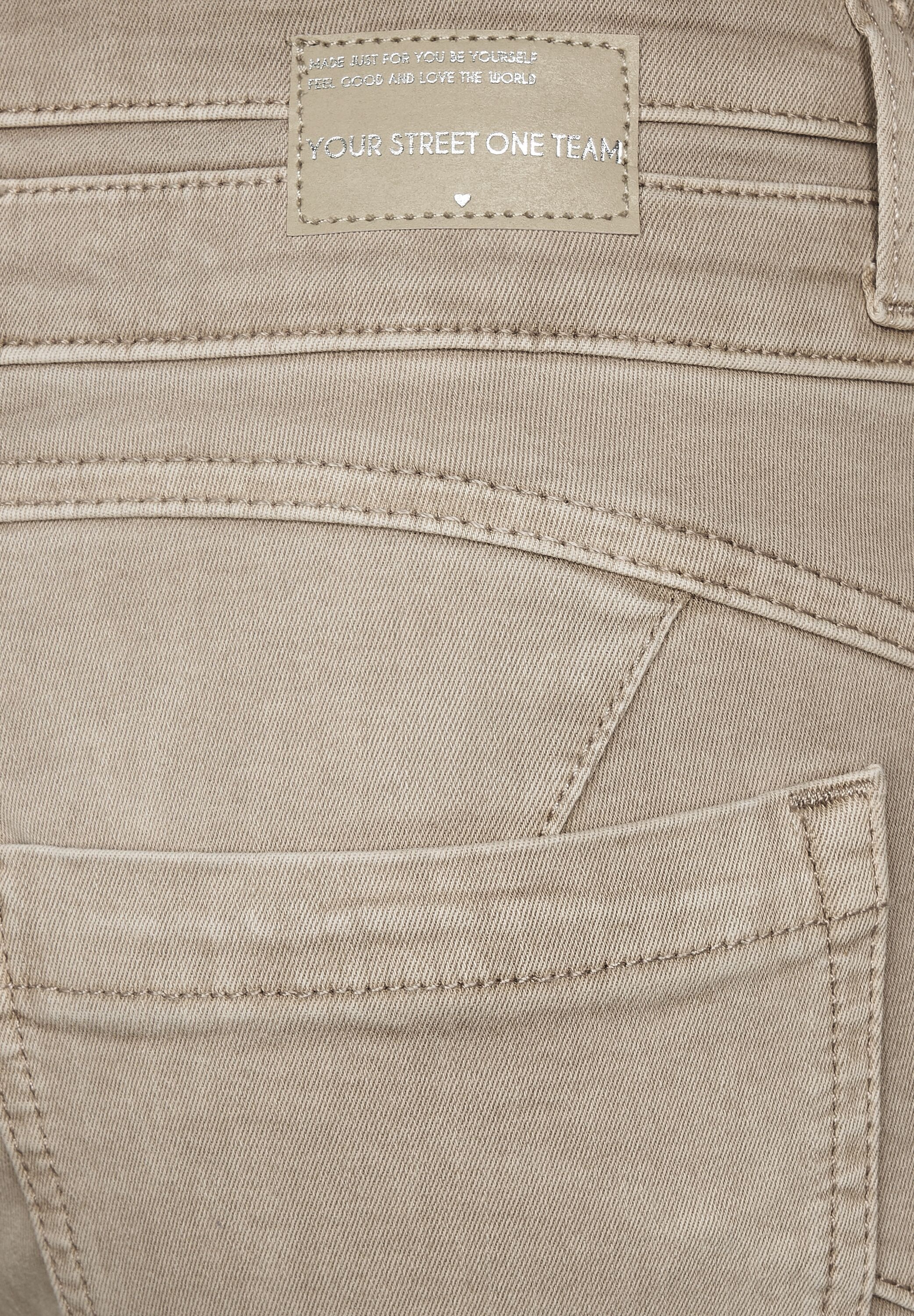 STREET ONE Slim-fit-Jeans, High Waist