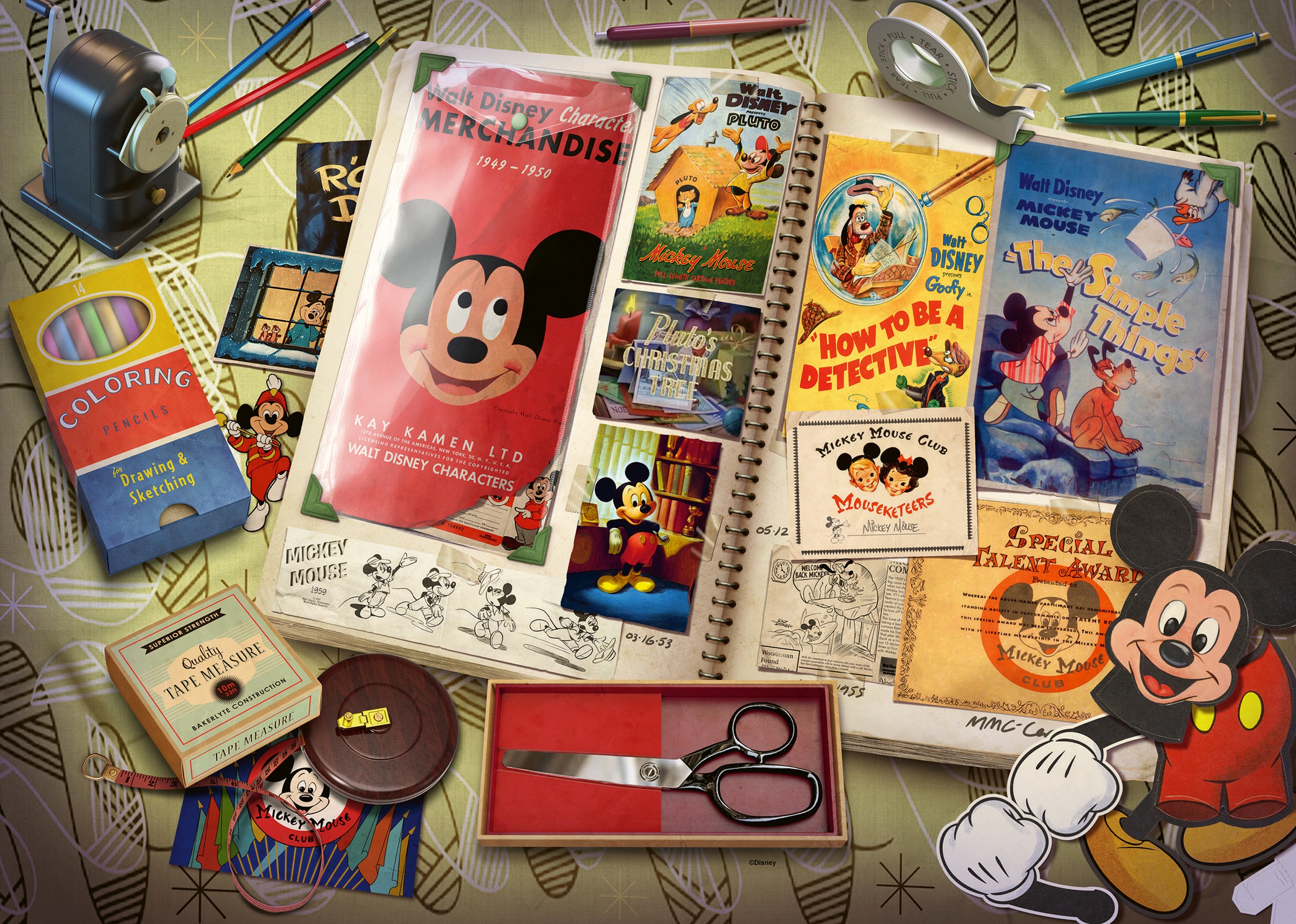 Ravensburger Puzzle »Disney Mickey Mouse, 1950 Mickey Moments«, Made in Germany