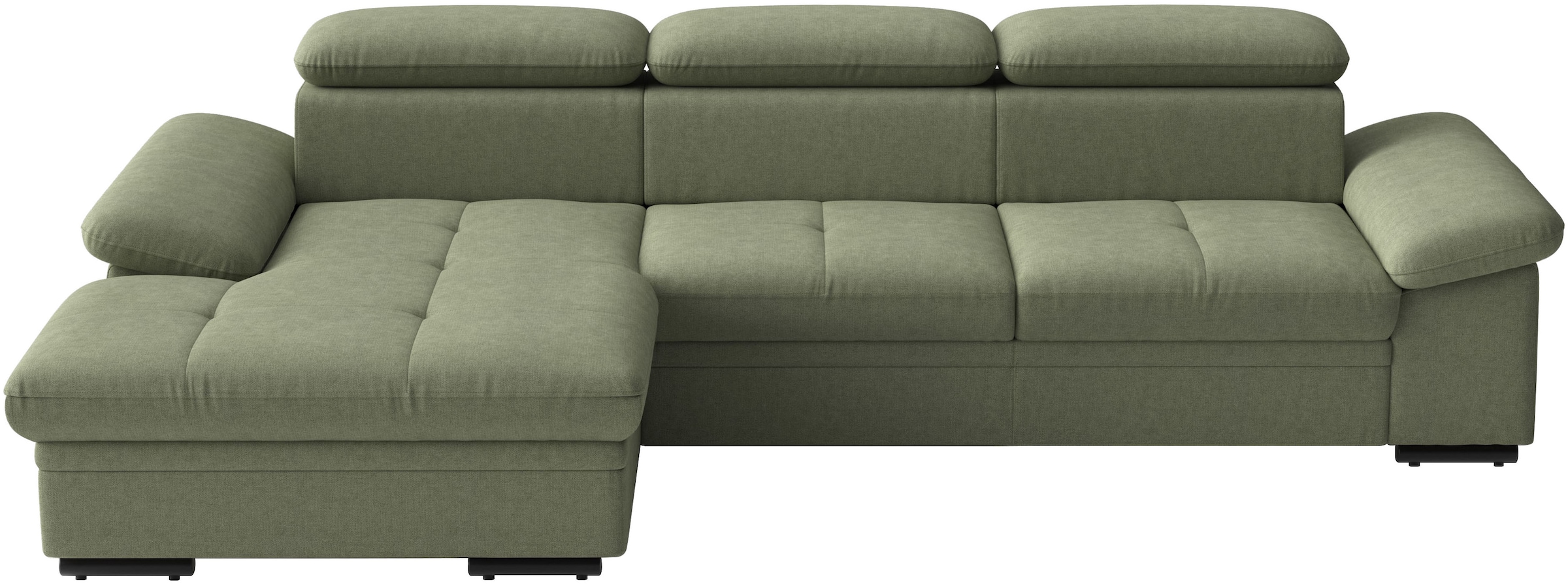 sit&more Ecksofa "Viola L-Form, B: 260 cm, Arm- & Kopfteilverstellung" optional Schlaffunktion,inkl Armteil- & Kopfteilverstellung