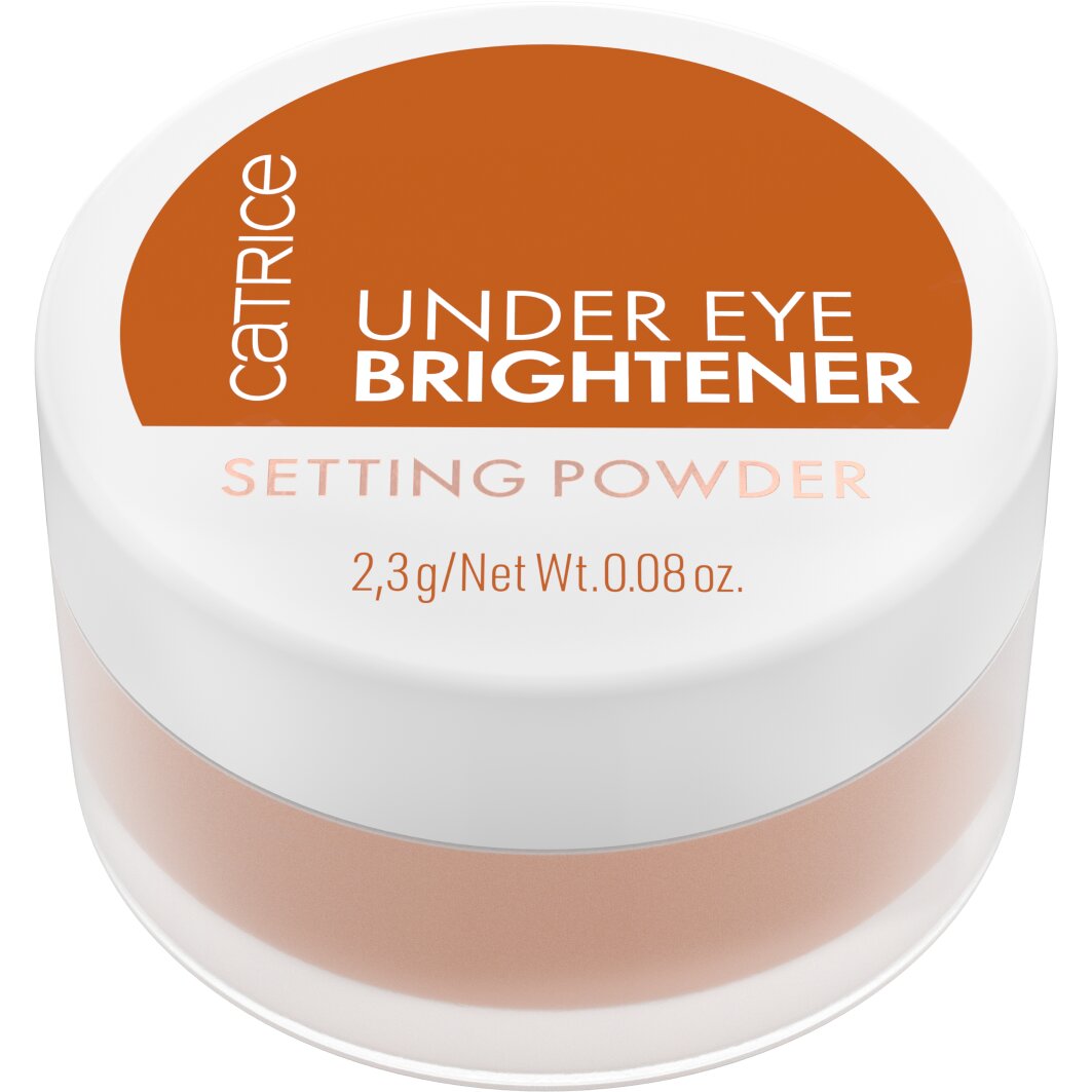 CATRICE Puder "Under Eye Brightener Setting Powder", 6,9 gschwarz mocha, Teint-Kosmetika, Loses Puder, frisches und strahlendes Finish, pflegt die