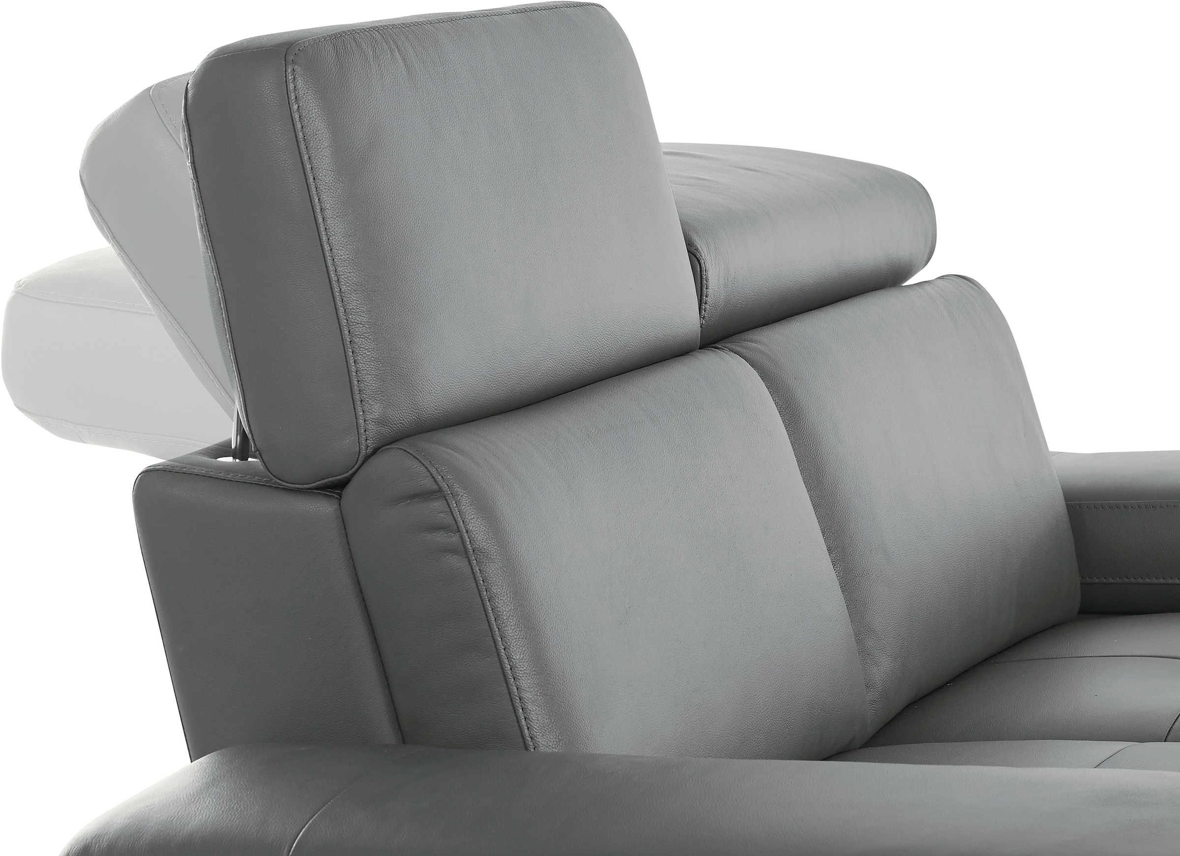 Places of Style Ecksofa »Kilado, L-Form,«, mit Relaxfunktion, verstellbarer Armlehne, Kopfteilverstellung