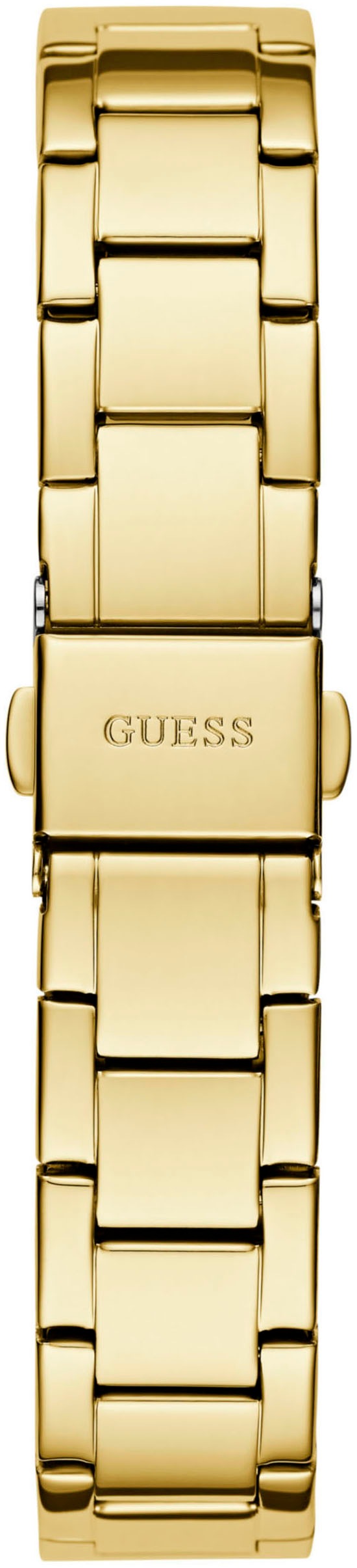 Guess Quarzuhr »CHARLOTTE«, Armbanduhr, Damenuhr, Edelstahlarmband, Mineralglas, analog