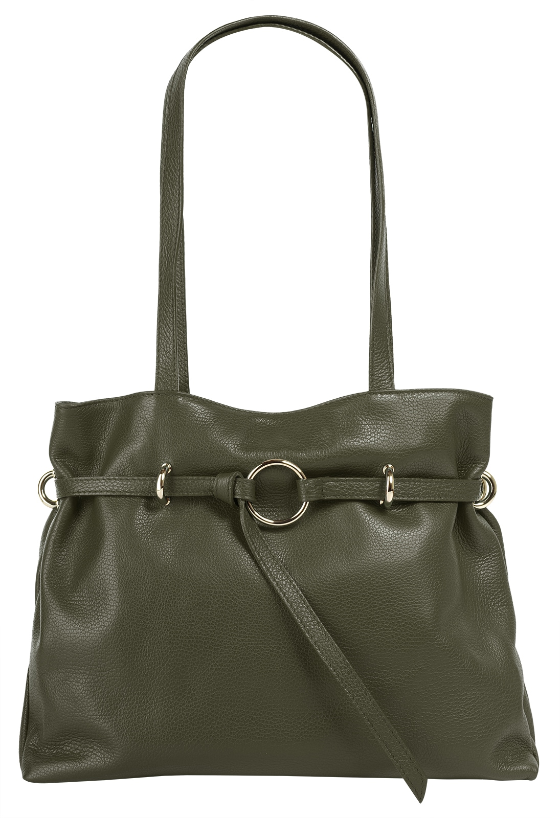 Samantha Look Henkeltasche, echt Leder, Made in Italy