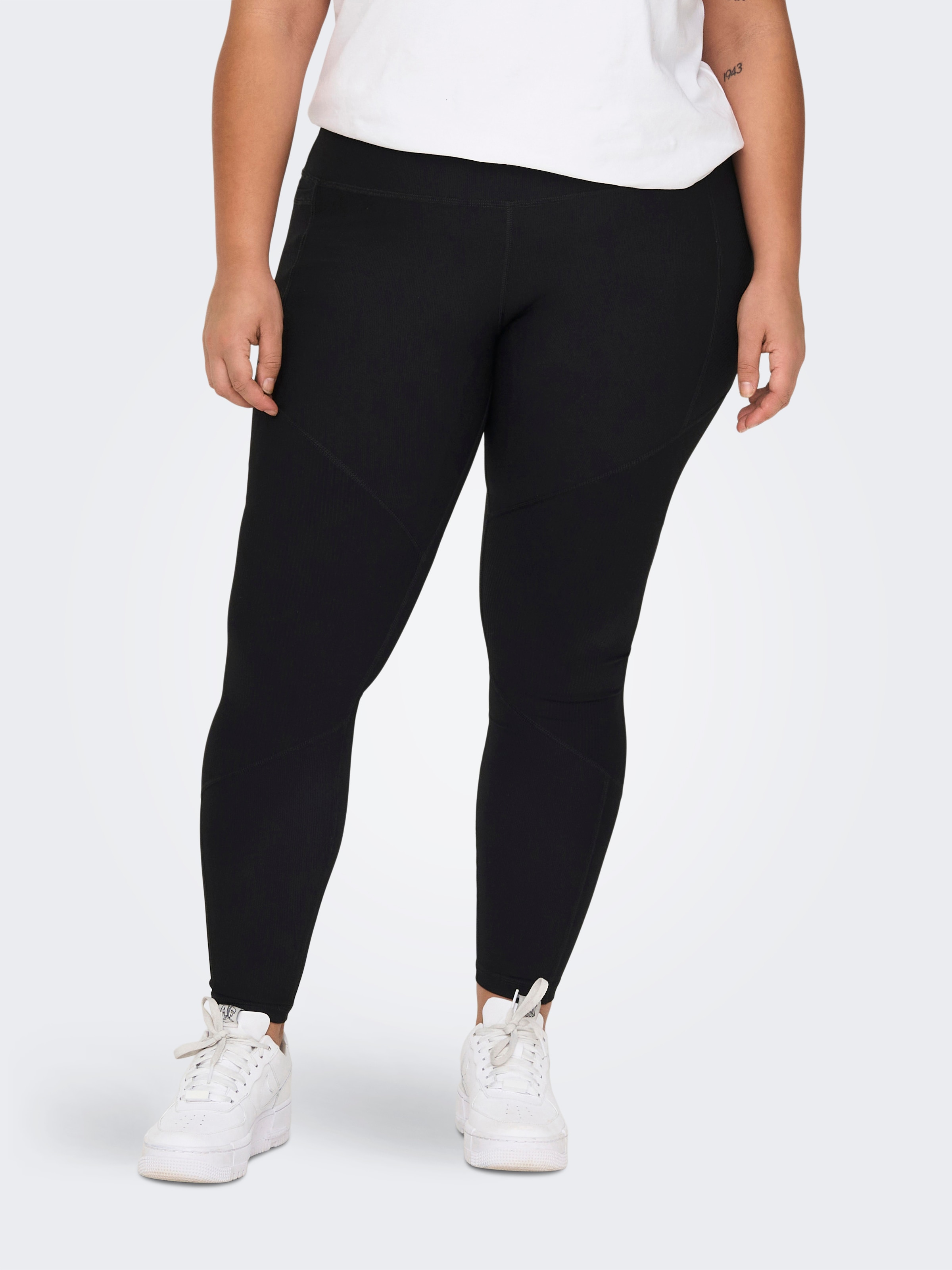 ONLY Play Funktionstights "ONPJANA-2 HW PCK TIGHTS CUR NOOS" elastischer Materialmix aus Nylon und Elasthan, Slim Fit