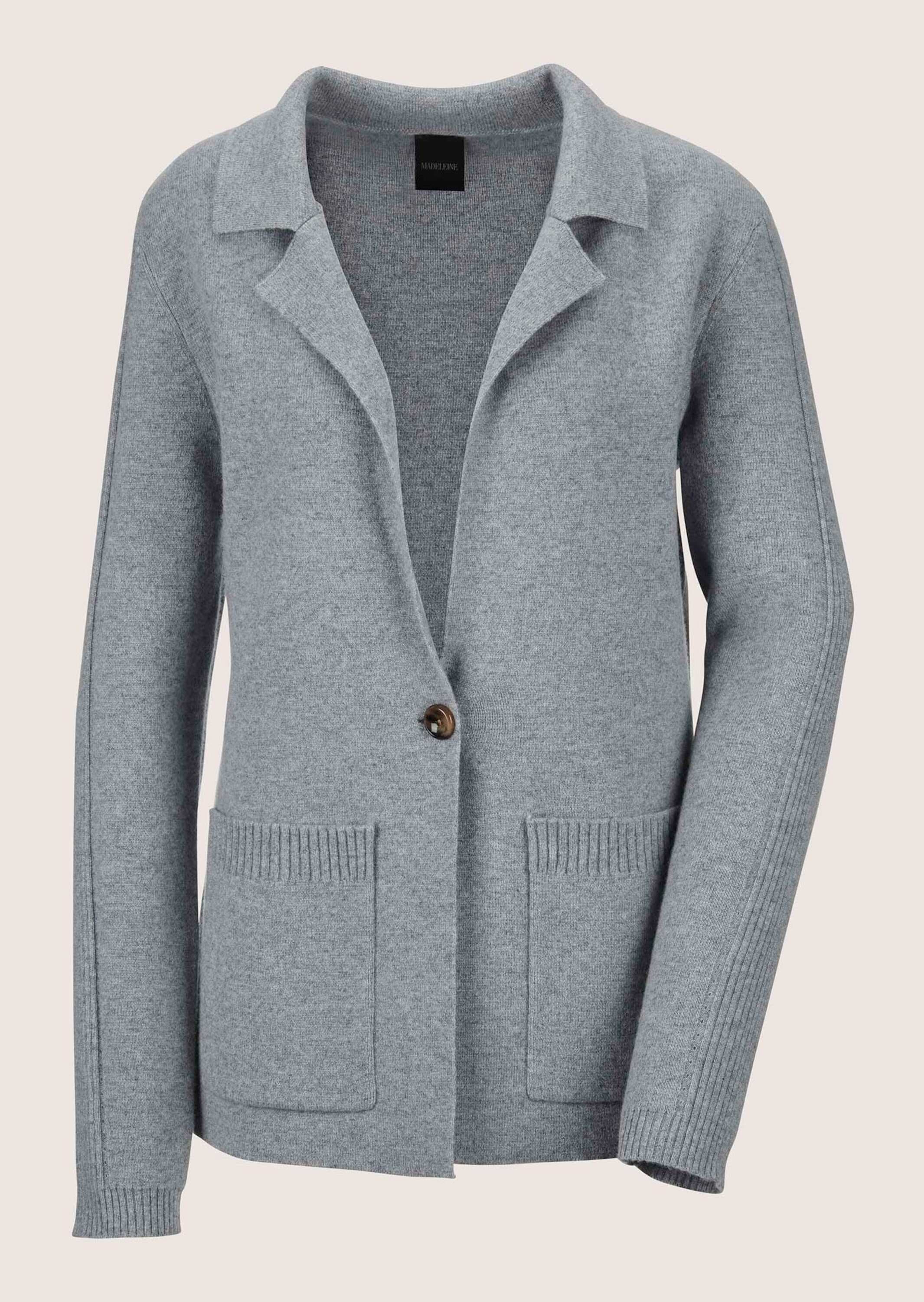 MADELEINE Strickjacke "Strickblazer Strickjacke aus Merinowolle und Kaschmi günstig online kaufen