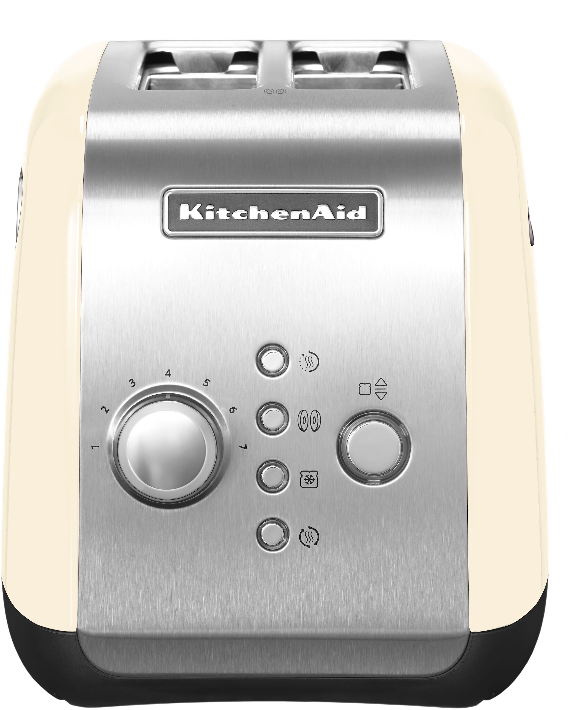 KitchenAid Toaster "5KMT221EAC Creme" 2 kurze Schlitze für 2 Scheiben 1100 günstig online kaufen