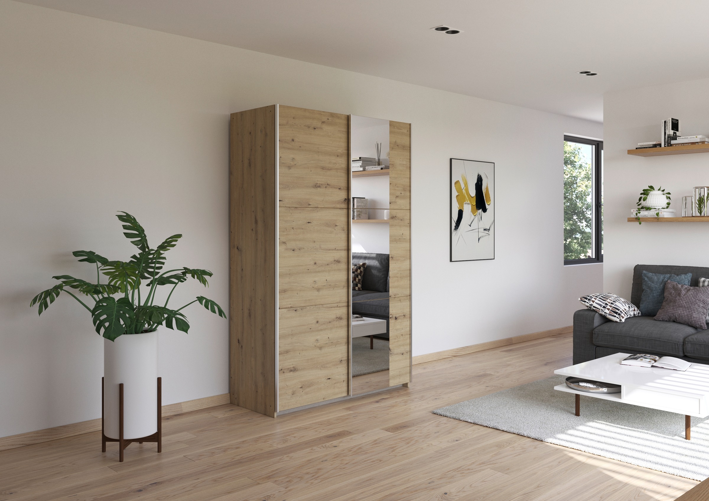 rauch Schwebetürenschrank "Kleiderschrank Drehtürenschrank Schrank Garderob günstig online kaufen