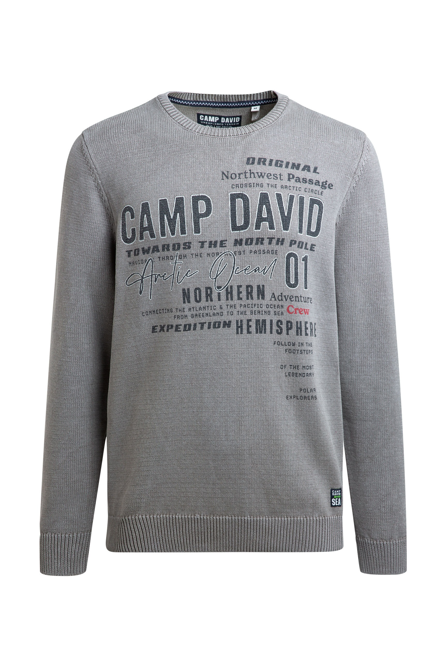 CAMP DAVID Rundhalspullover günstig online kaufen