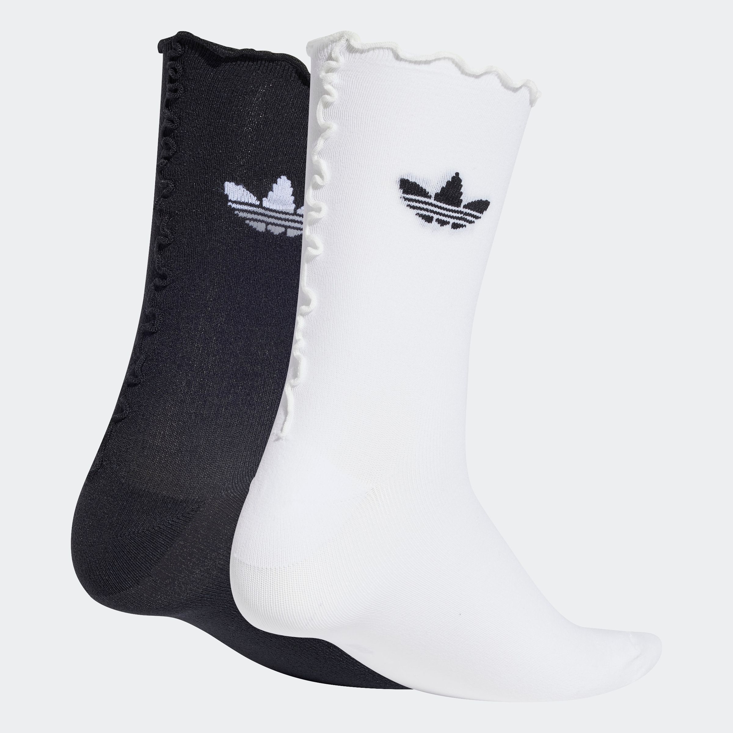 adidas Originals Sportsocken »Ruffle Sock 2P« für Erwachsene, mit Rüschendetails hinten und am Bündchen