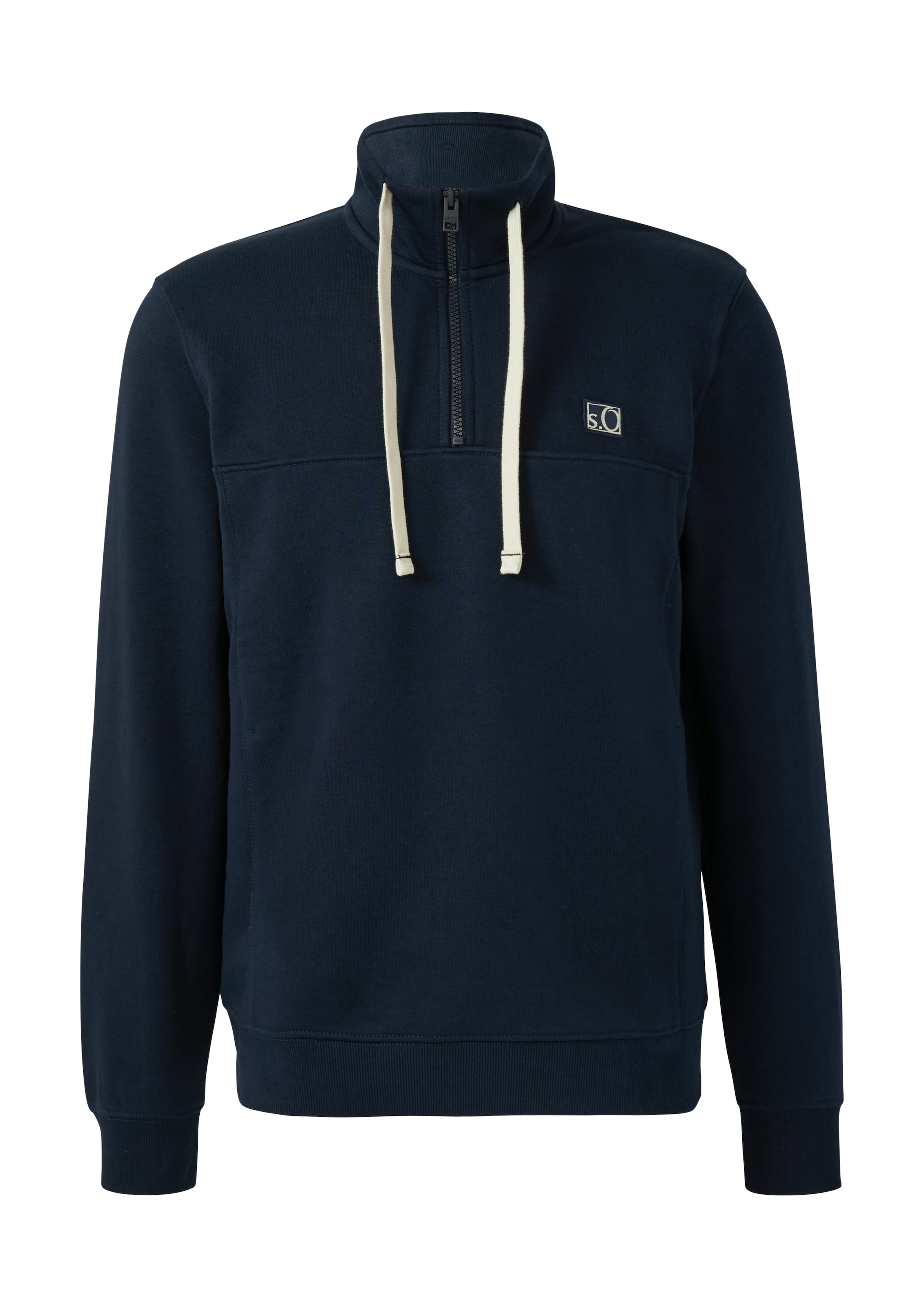 s.Oliver Sweatshirt, mit Logo Patch