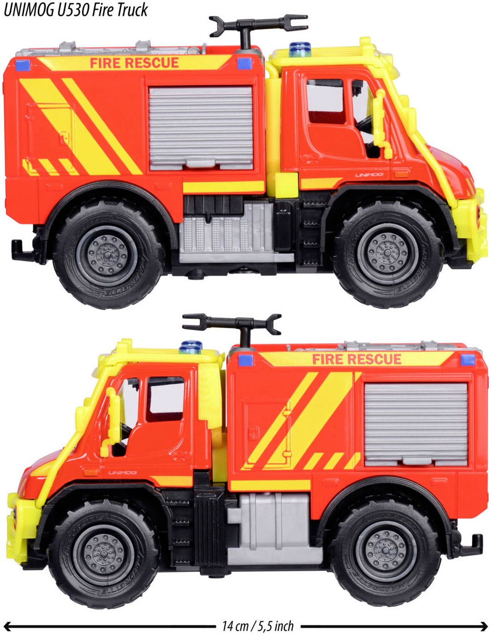 majORETTE Spielzeug-Auto »Unimog U530 Fire Truck«