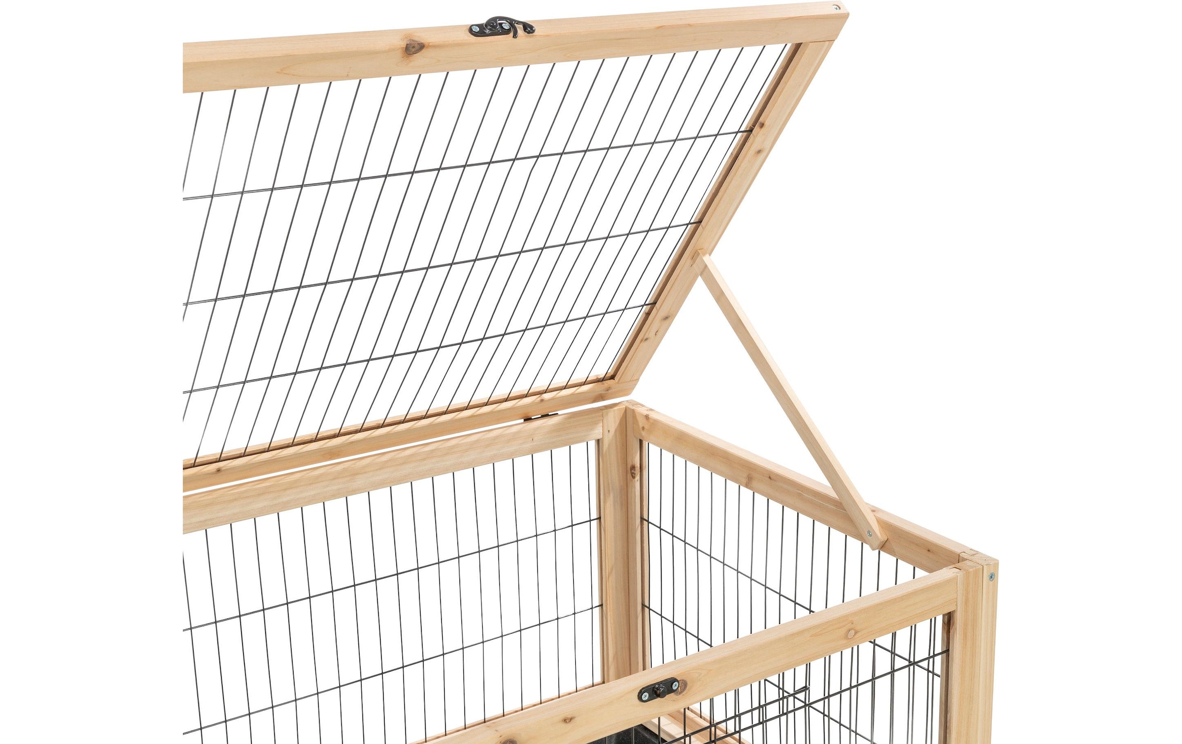 TRIXIE Freigehege »150 x 50 x 60 cm, Holz/Metall, Indoor«