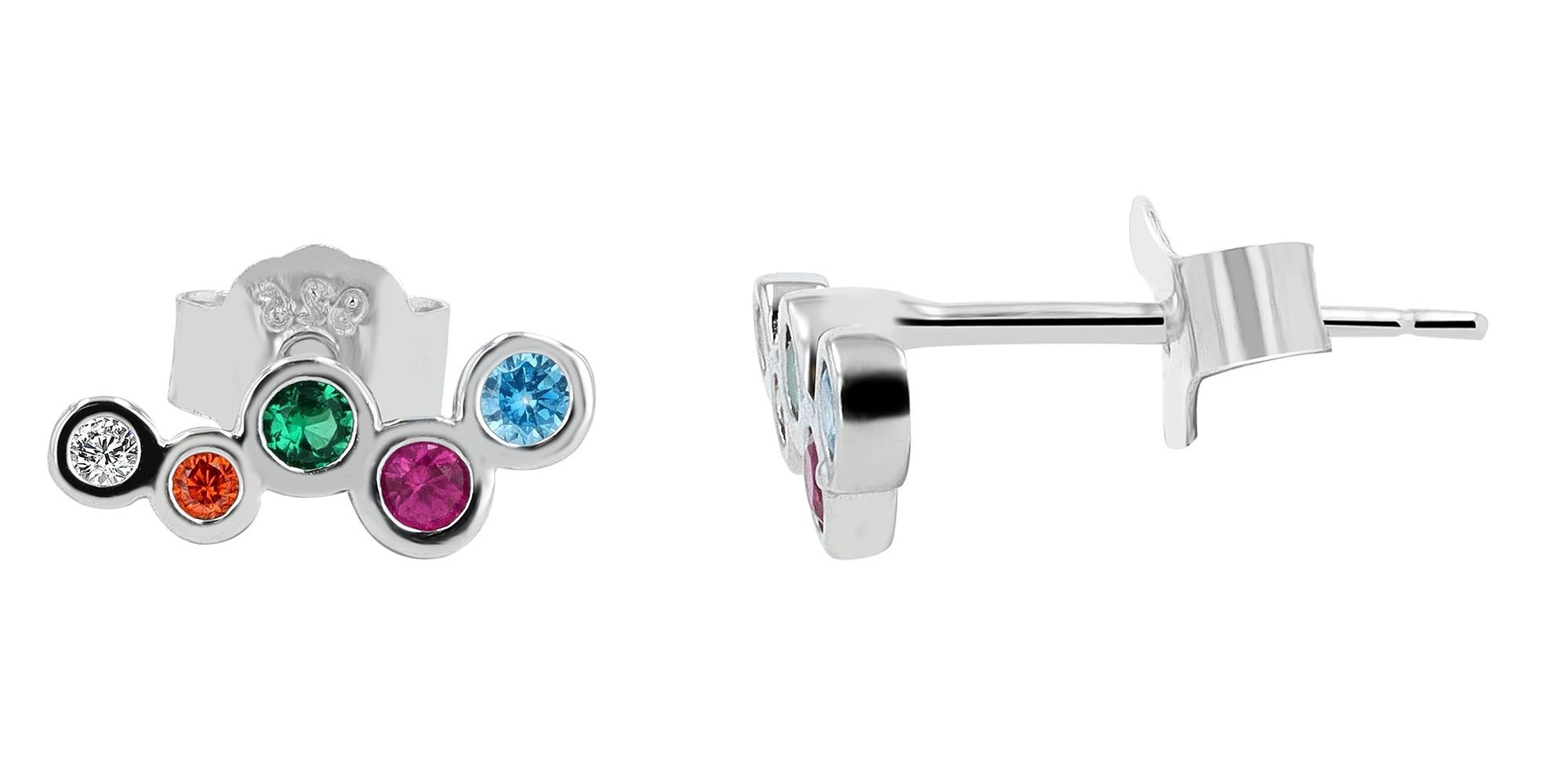 Adelia´s Paar Ohrhänger "Ohrringe – Ohrstecker aus 925 Silber mit Zirkonia" Ideal als Geschenk für besondere Anlässe