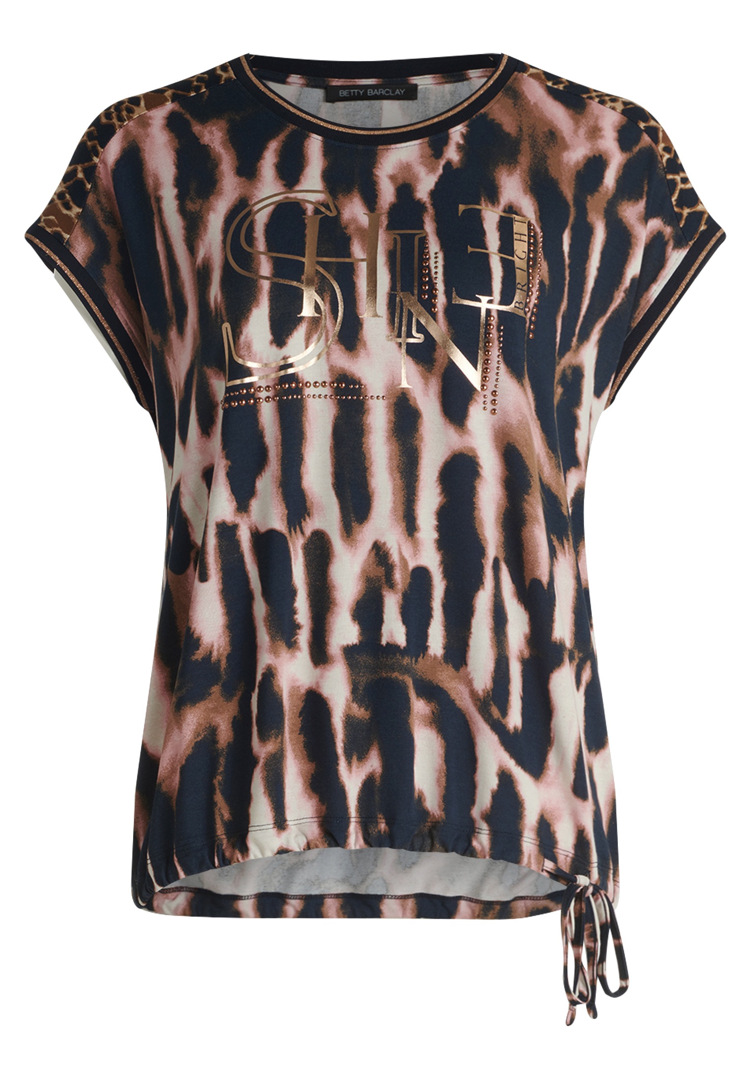 Betty Barclay Kurzarmshirt "Betty Barclay Printshirt mit Tunnelzug", (1 tlg günstig online kaufen