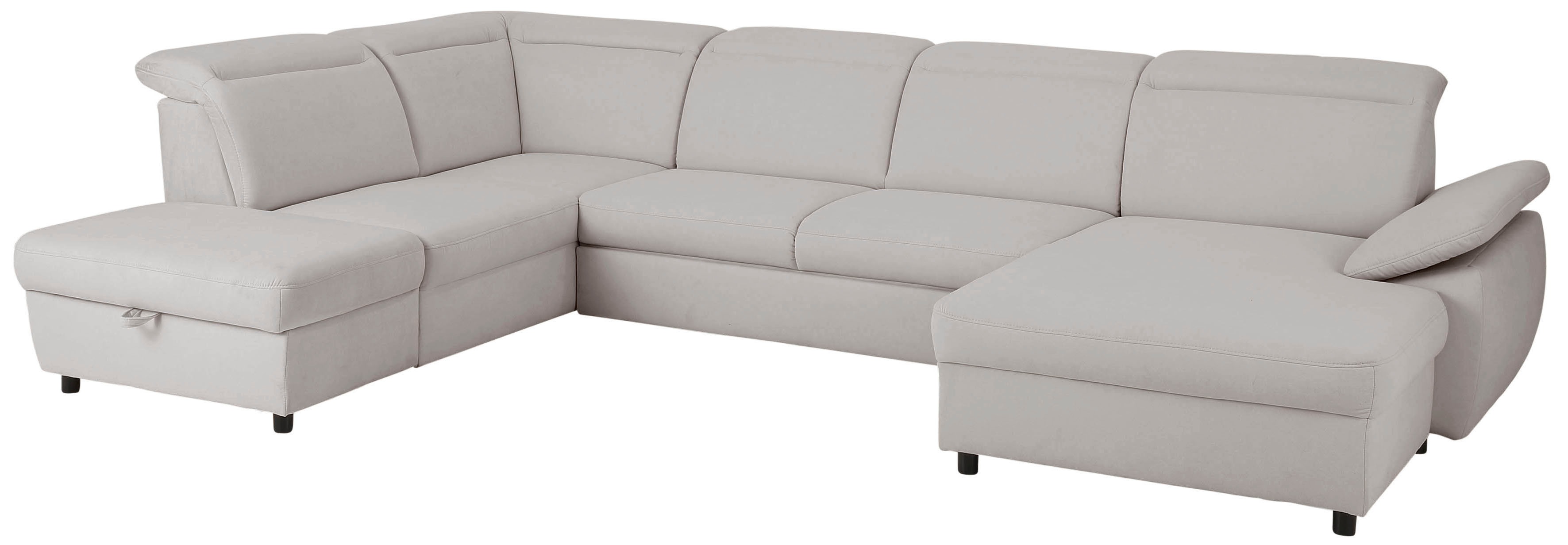 Thumbnail - Home affaire Wohnlandschaft "Mauritius U-Form", mit Kopfteil- und Armlehnverstellung, wahlweise mit Bettfunktion