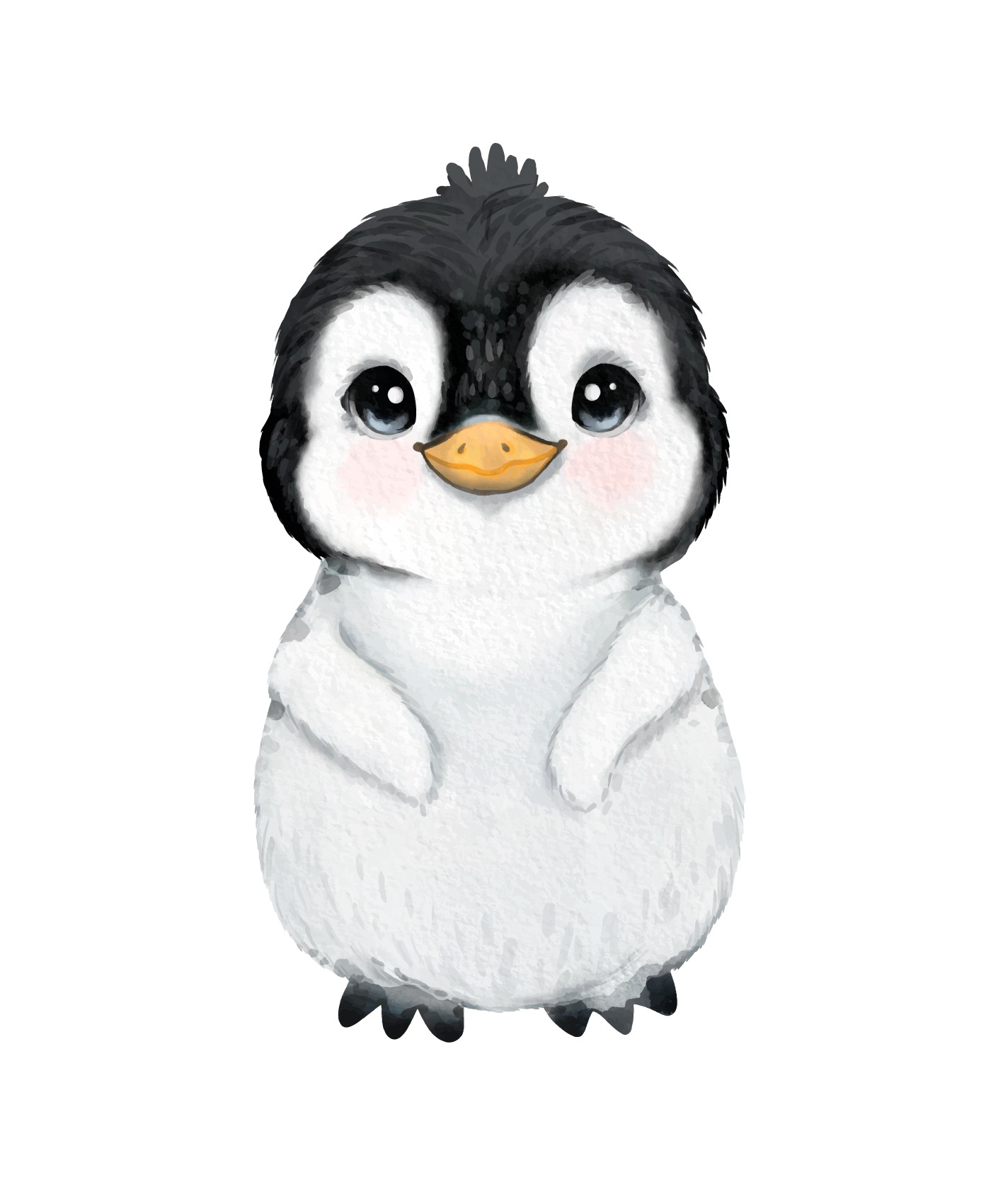 Lüttenhütt Bild mit Rahmen "oder Poster, Süßer Pinguin", Fantasy-Pinguine-T günstig online kaufen