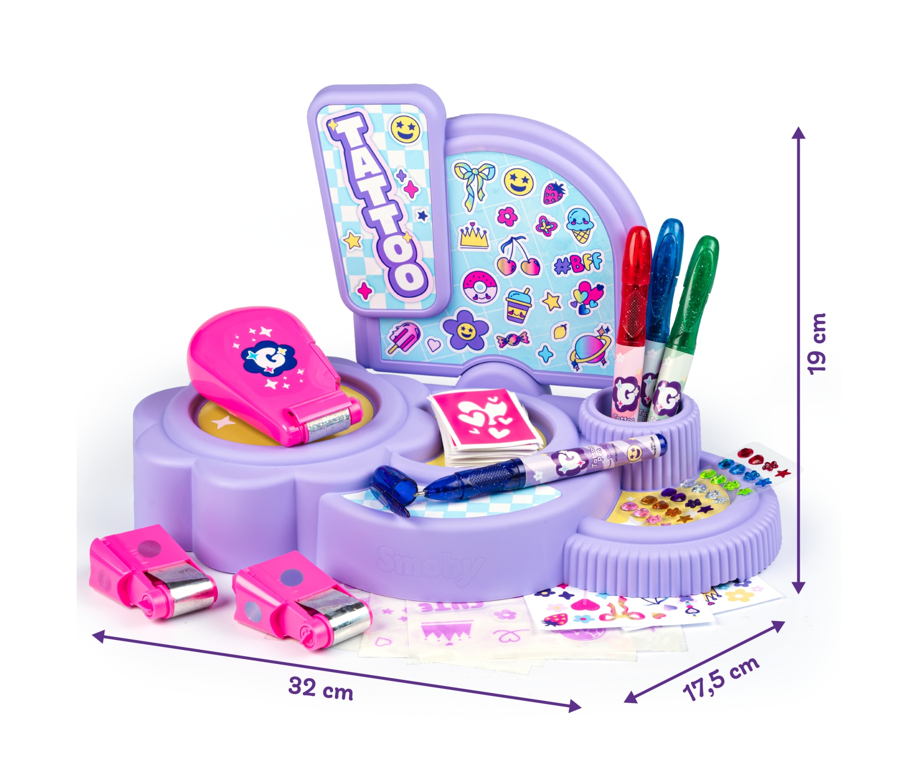 Smoby Kreativset »Glam Tattoo Corner« Made in Europe