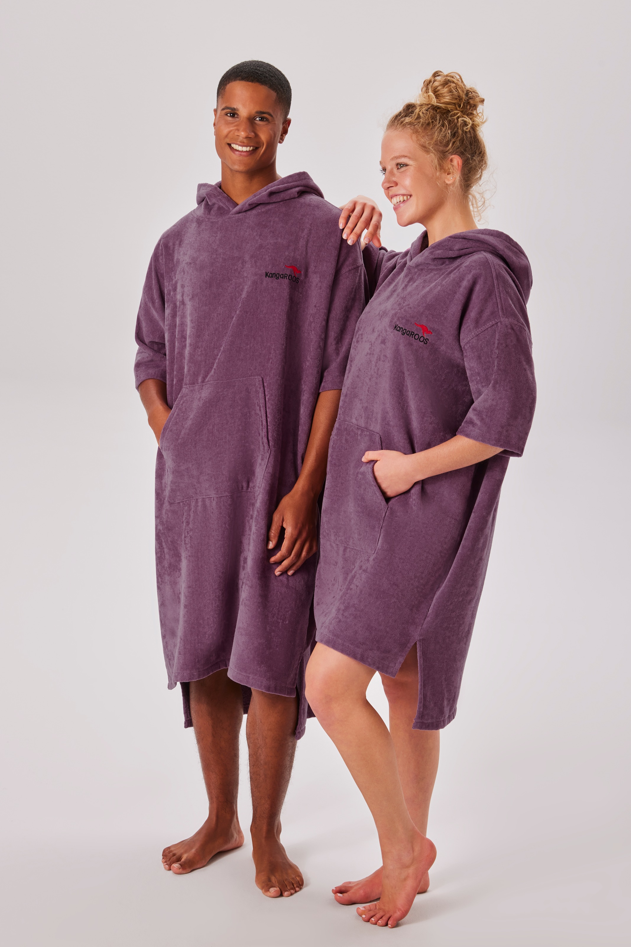 KangaROOS Badeponcho "Summer, ideal für Sauna, Spa & im Urlaub, Damen & Her günstig online kaufen
