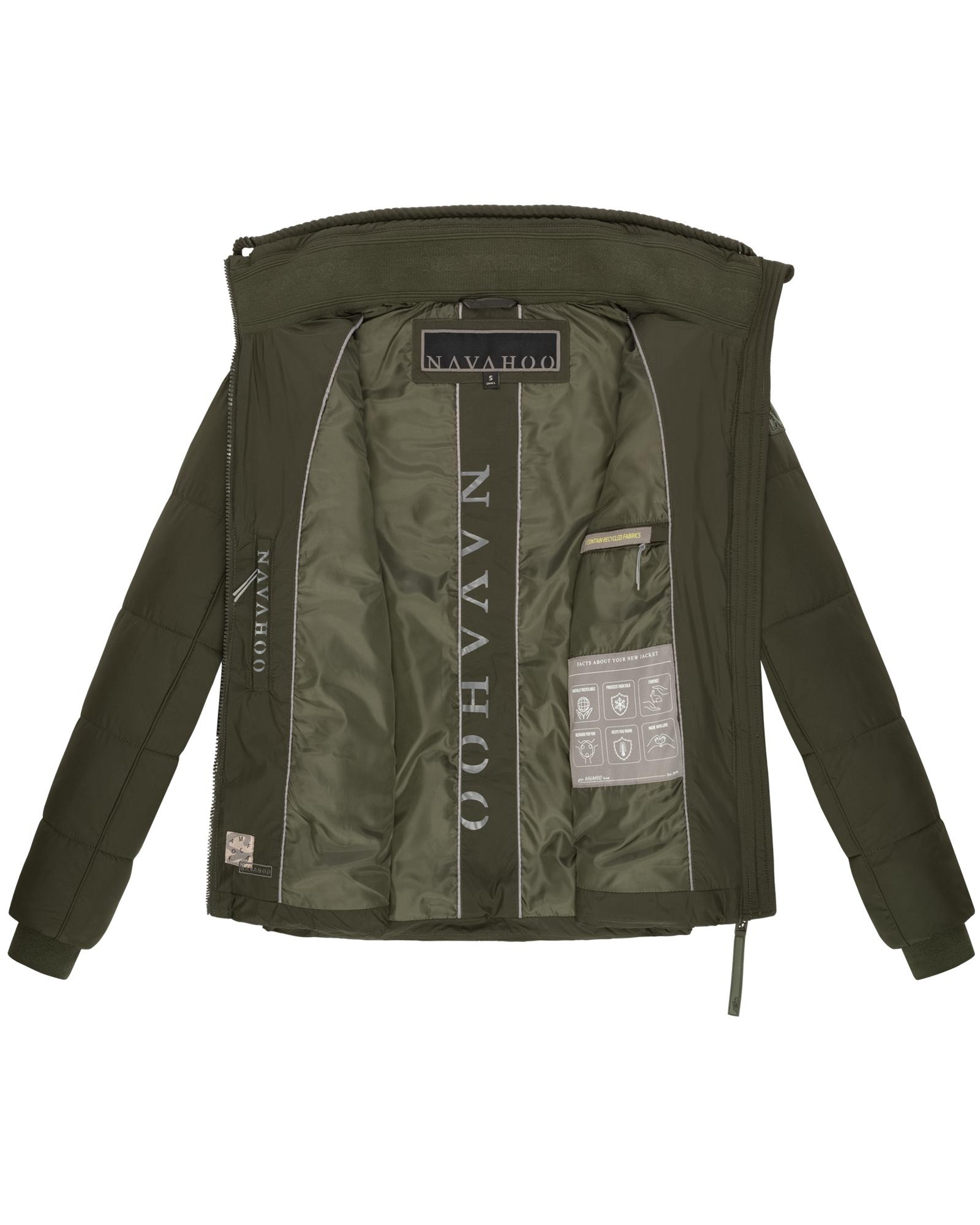 Navahoo Steppjacke »Liebesfee 14«, ohne Kapuze, gesteppte Damen Übergangsjacke mit wattiertem Stehkragen