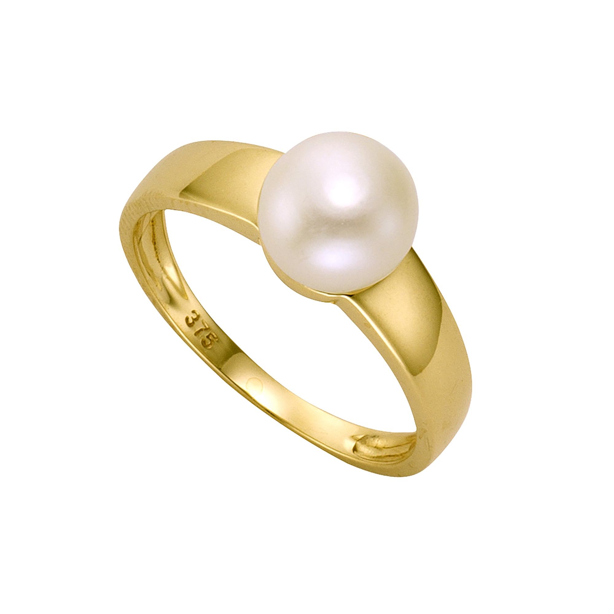 Fingerring »Gold 375 Perle weiß 7,5-8mm«