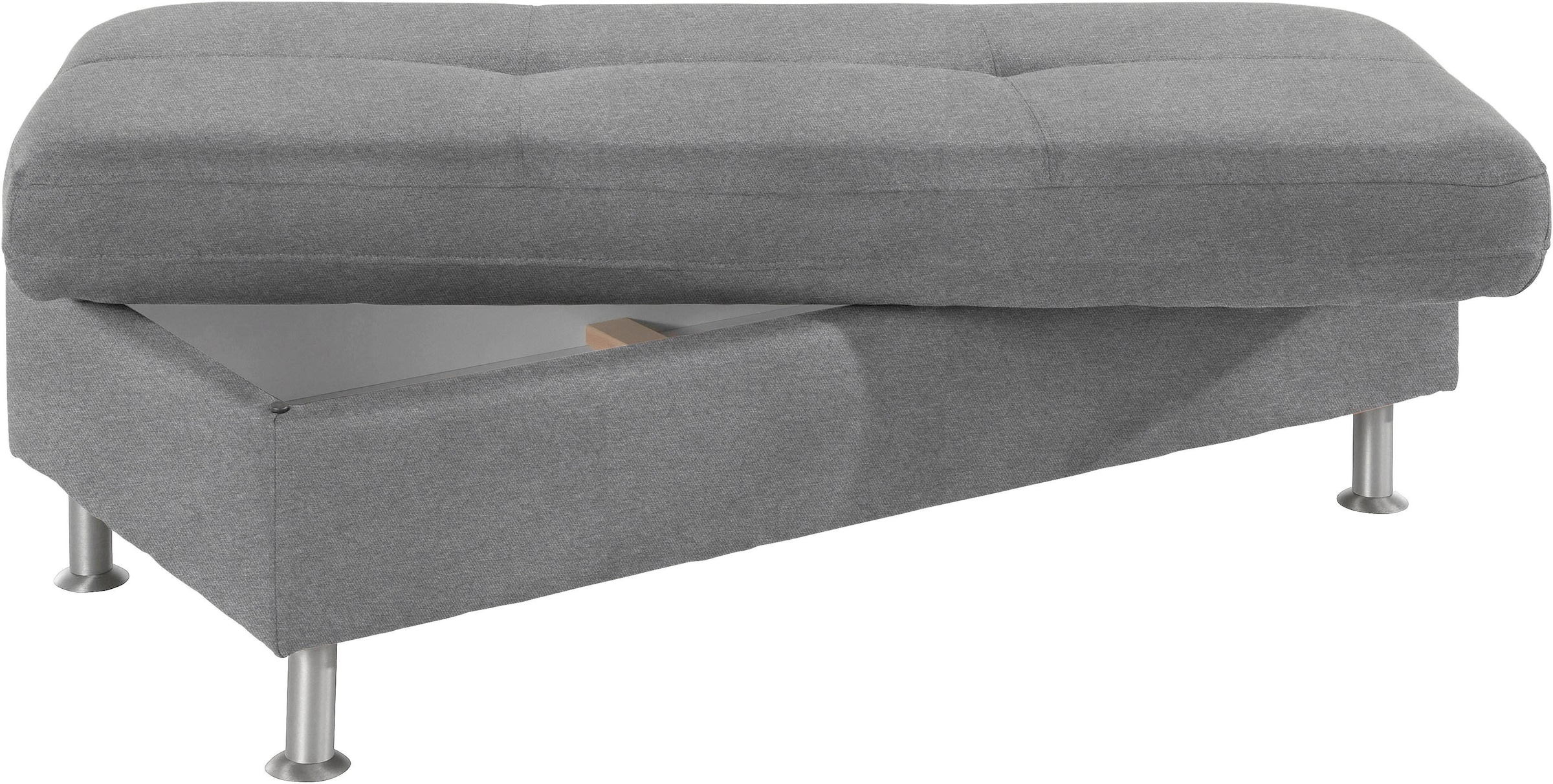 exxpo - sofa fashion Hocker »Maretto Bankhocker mit tollem Sitzkomfort« praktisches Staufach unter der Sitzfläche