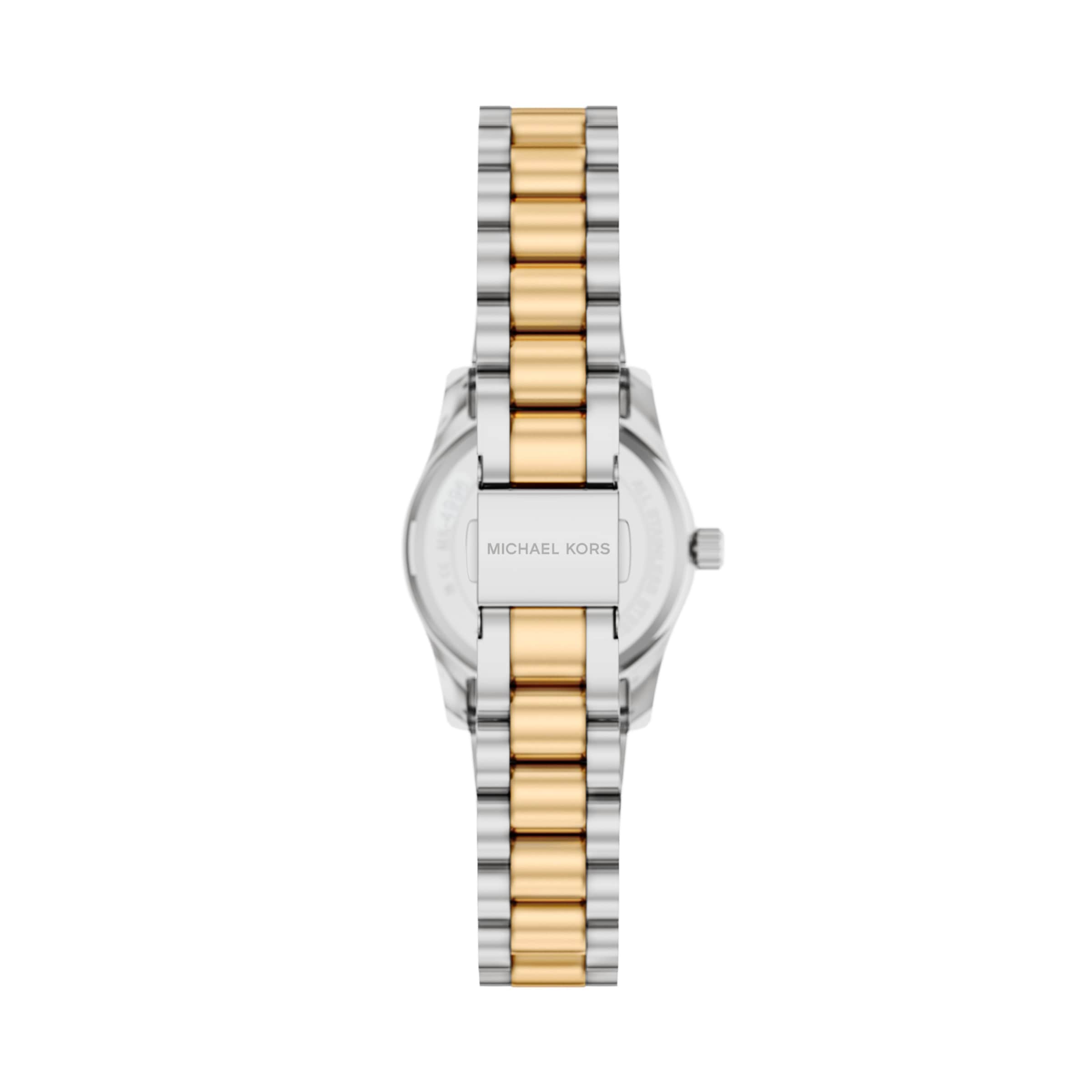 MICHAEL KORS Quarzuhr »LEXINGTON« Armbanduhr, Damenuhr, Edelstahlarmband, analog, Glassteine