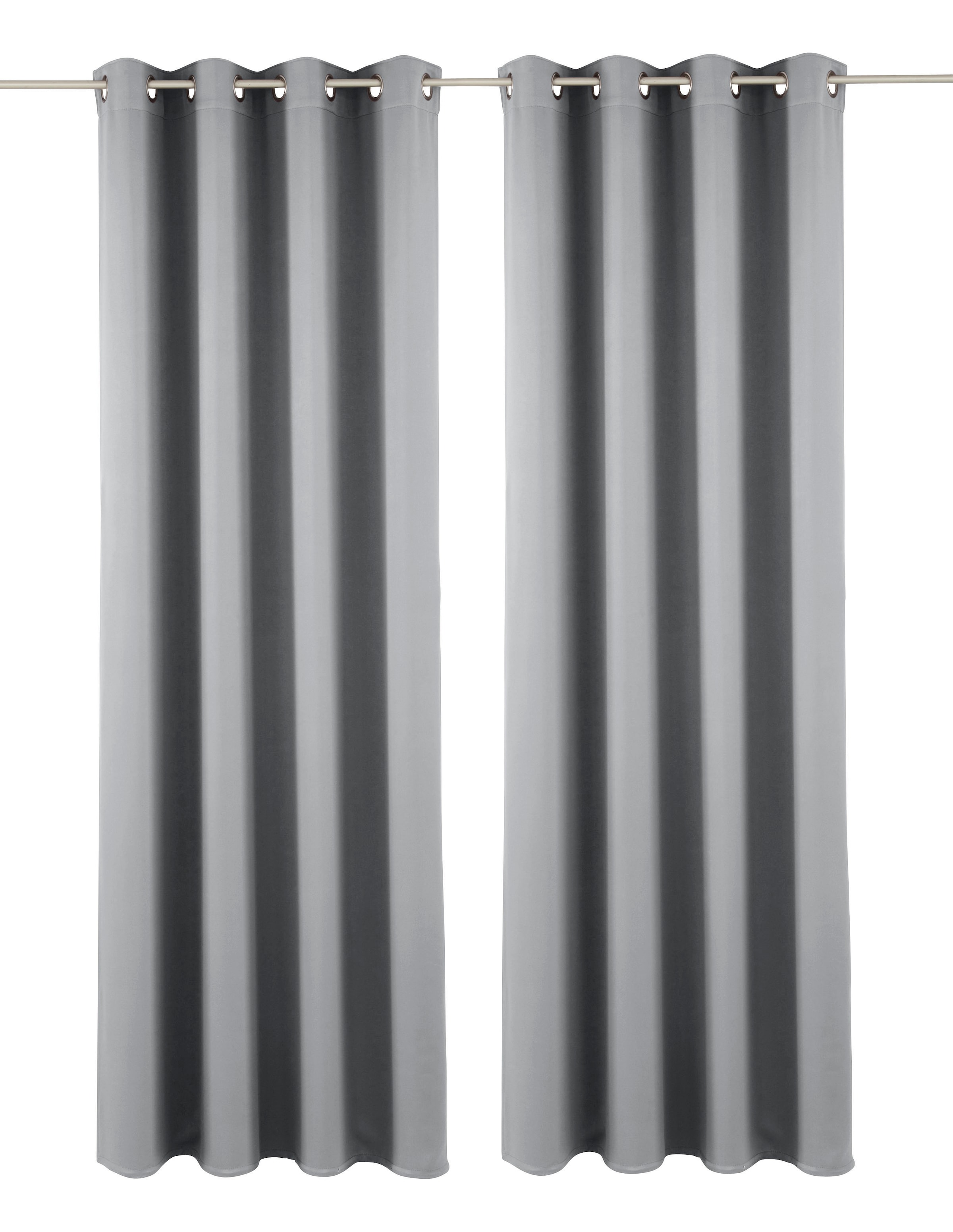 my home Verdunkelungsvorhang »Solana« Ösen 2 Stk. tlg. 2-er Set, Breite 140 cm, einfarbig