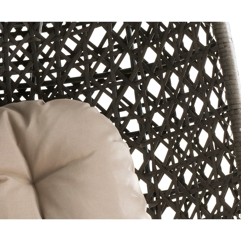 Technik & Freizeit Garten & Balkon Destiny Hängestuhl »Cocoon«, Polyrattan, beige, inkl. Sitz- und Rückenkissen Technik & Freizeit Garten & Balkon Destiny Hängestuhl »Cocoon«, Polyrattan, beige, inkl. Sitz- und Rückenkissen