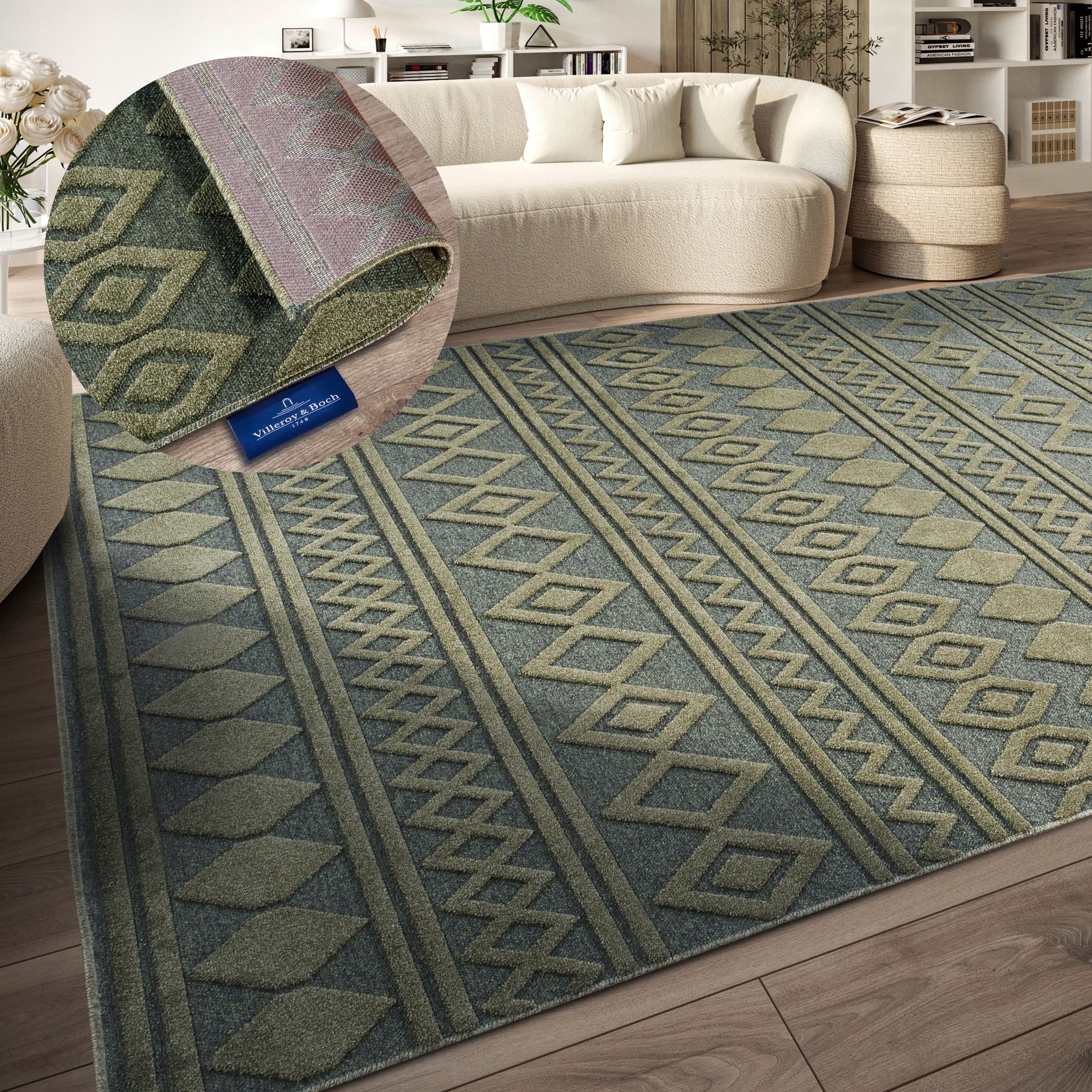 Villeroy & Boch Teppich "Catherine" rechteckig 5,5 mm Höhe Wohnzimmer, Schl günstig online kaufen