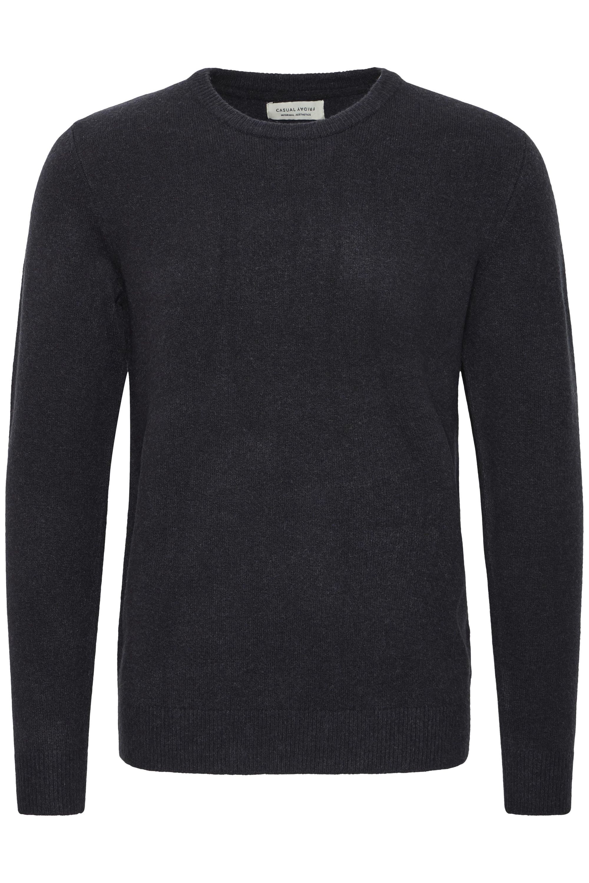 Casual Friday Strickfleece-Pullover "Strickpullover CFHeine"