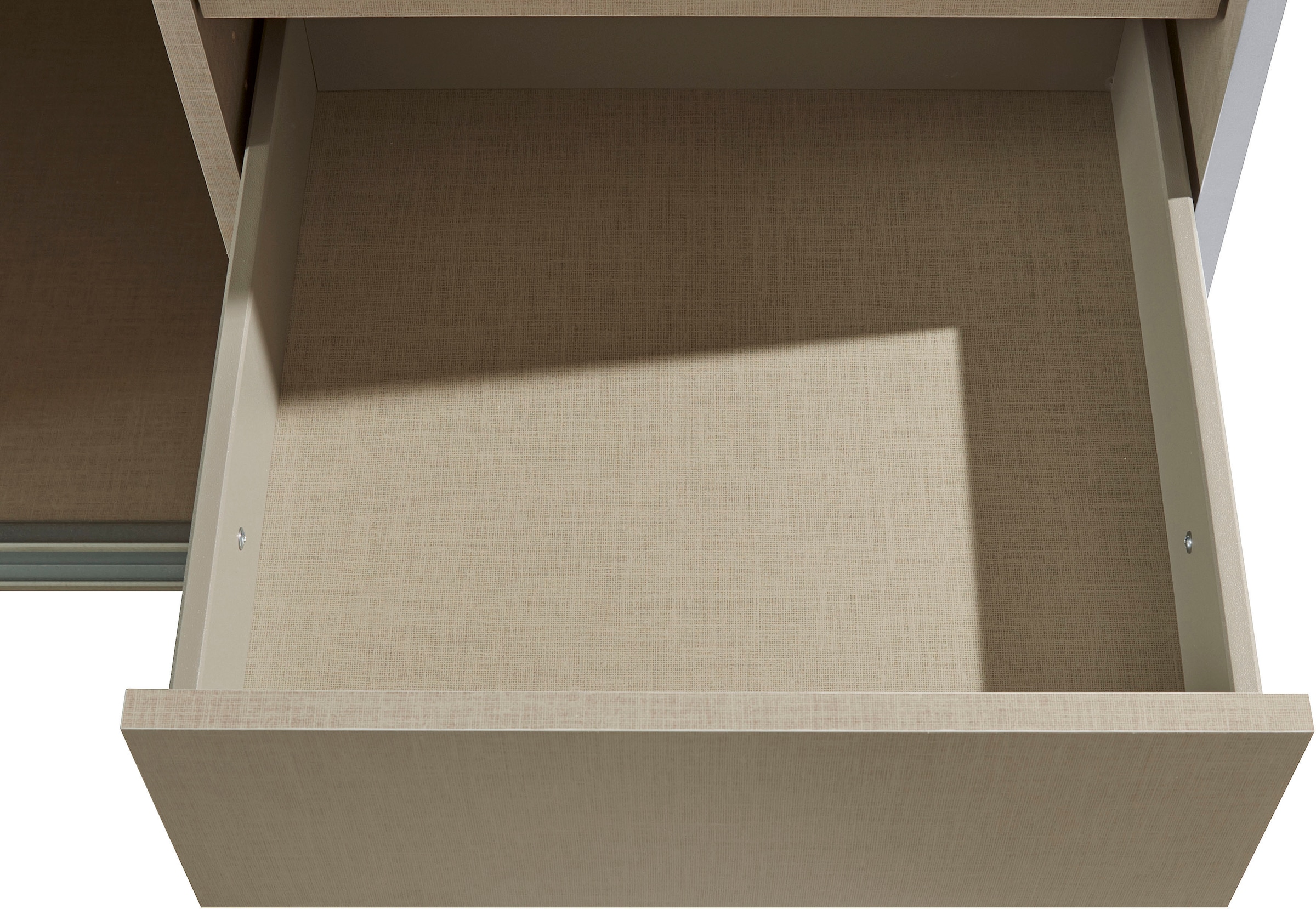 rauch Schwebetürenschrank »Kleiderschrank Schrank Garderobe TOPSELLER OTELI inkl. Inneneinteilung«, mit 3 Innenschubladen sowie zusätzlichen Einlegeböden MADE IN GERMANY